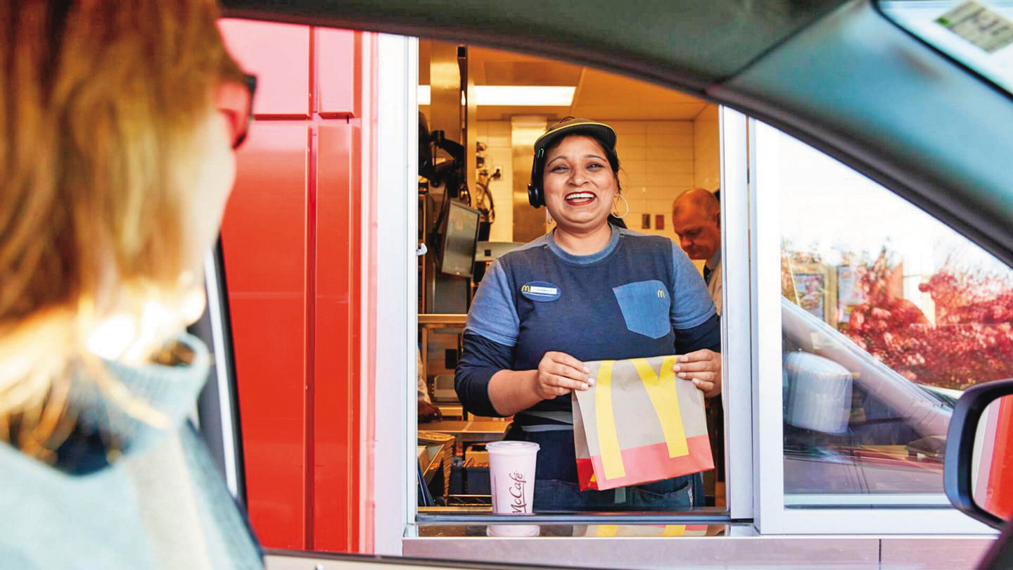 美國就業持穩，消費增長，經濟衰退風險低。（翻攝麥當勞官網）