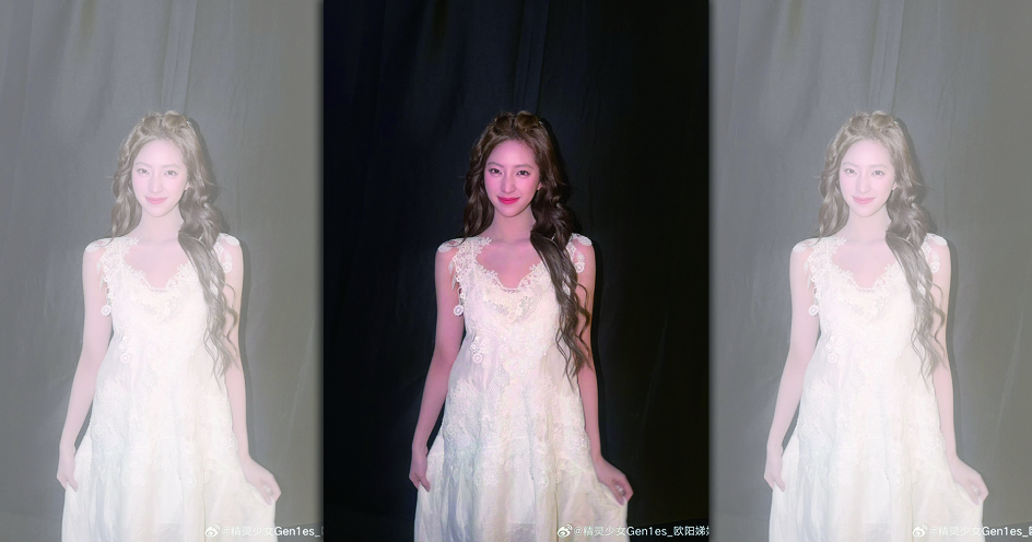 歐陽娣娣有兩個姐姐已經在影視圈打開市場，她還在努力卻不時遭到批評。（翻攝歐陽娣娣微博）