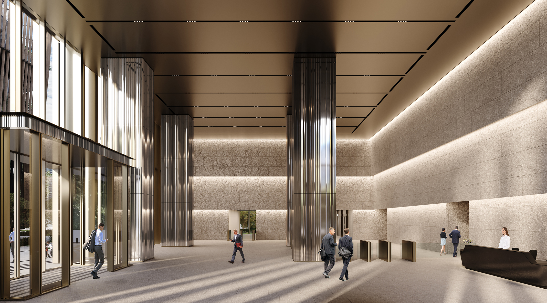 聯聚建設攜手義大利代表性國際建築團隊ACPV ARCHITECTS,大案建築與空間設計,圖為規劃示意。(業者提供)