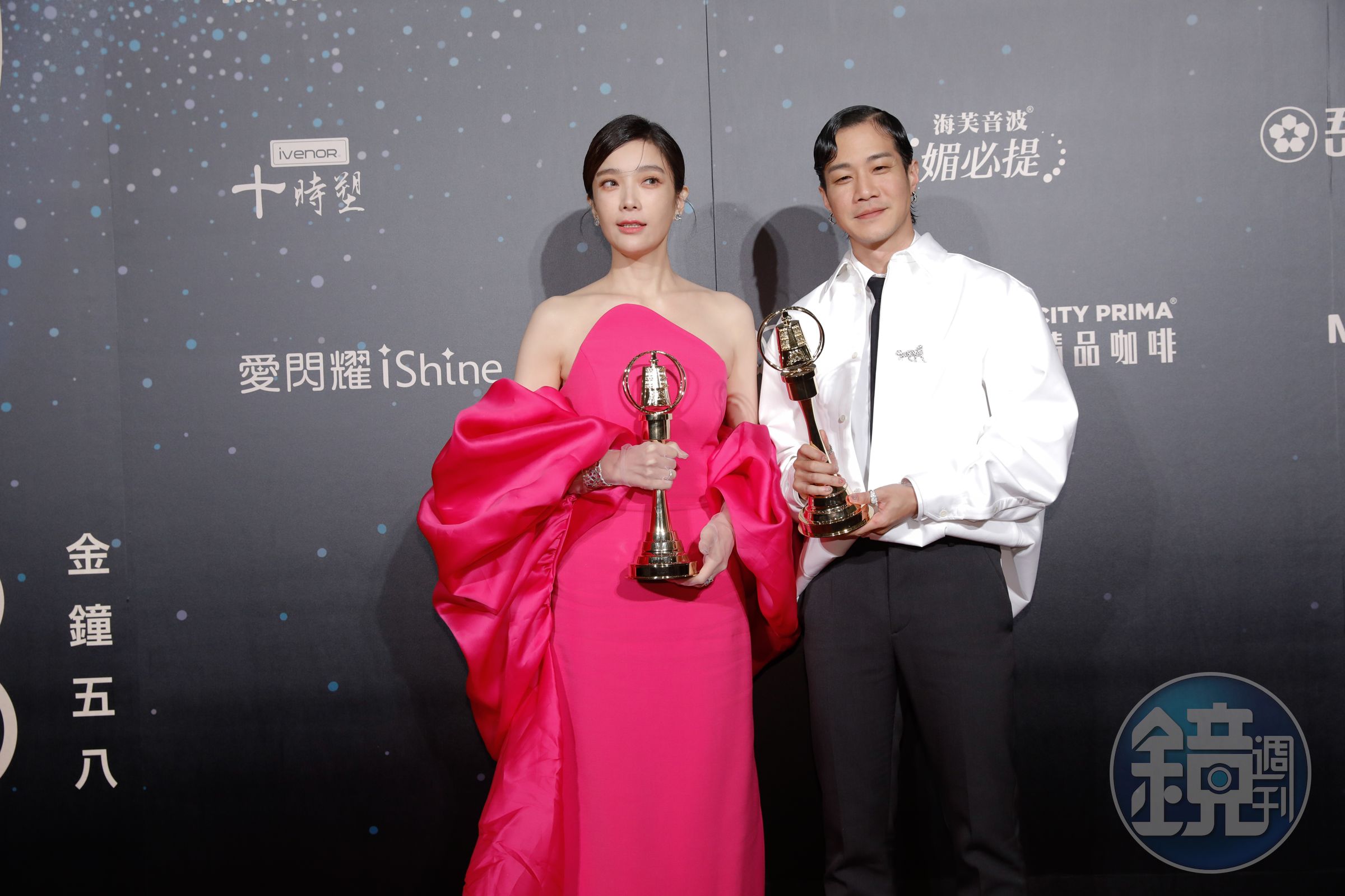 金鐘58薛仕凌獲得視帝,蔡淑臻獲視后。
