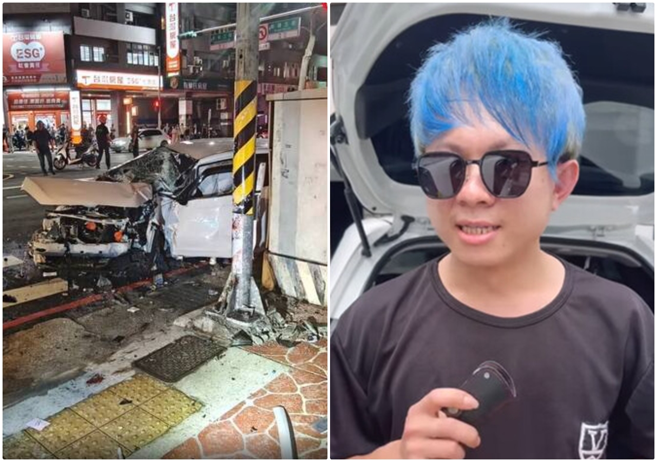 張紘愷毒駕造成自己跟2名路人死亡,這起事件曝光後,再度引起台灣社會對於毒駕的關注。(翻攝畫面)