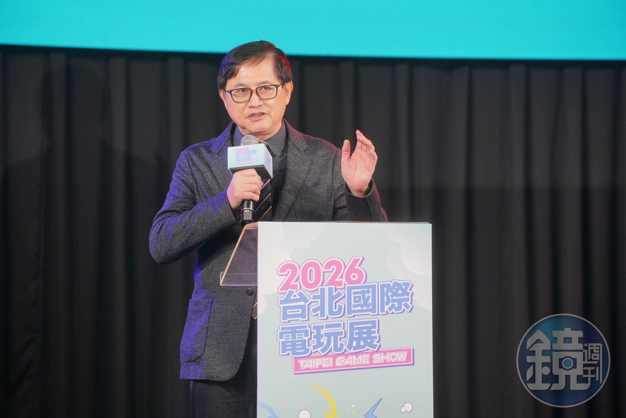 台北市電腦公會榮譽理事長童子賢今(29)日出席2026台北國際電腦展。