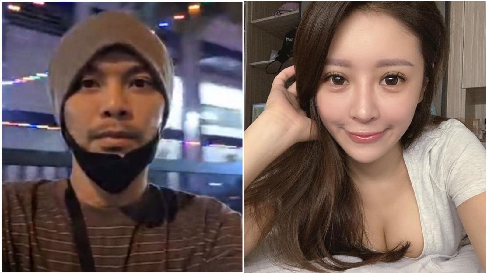 黃明志遭警方扣押後，連律師都不清楚他狀況。（翻攝謝侑芯臉書、黃明志IG）