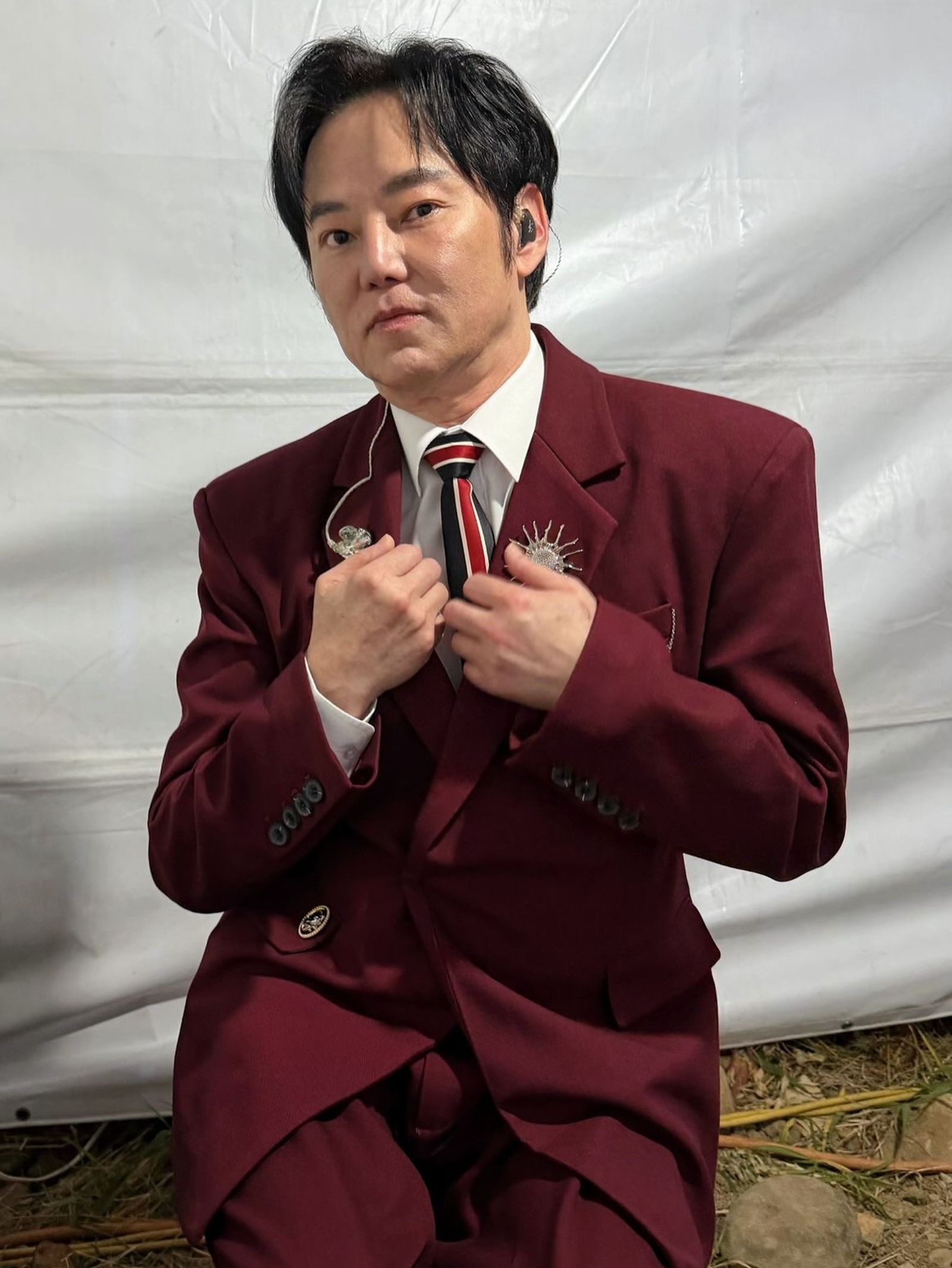 陽帆與妻子Julie當年交往時因相差11歲，一度遭女方家人反對，最終仍成功步入婚姻。（翻攝陽帆IG）