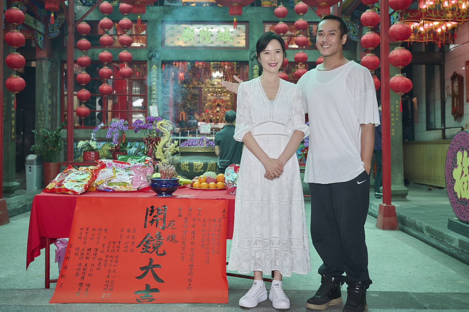 天心個人偏愛刺激,各式雲霄飛車一玩15趟面不改色;莊凱勛自己也演過不少驚悚片。(星映電影提供)