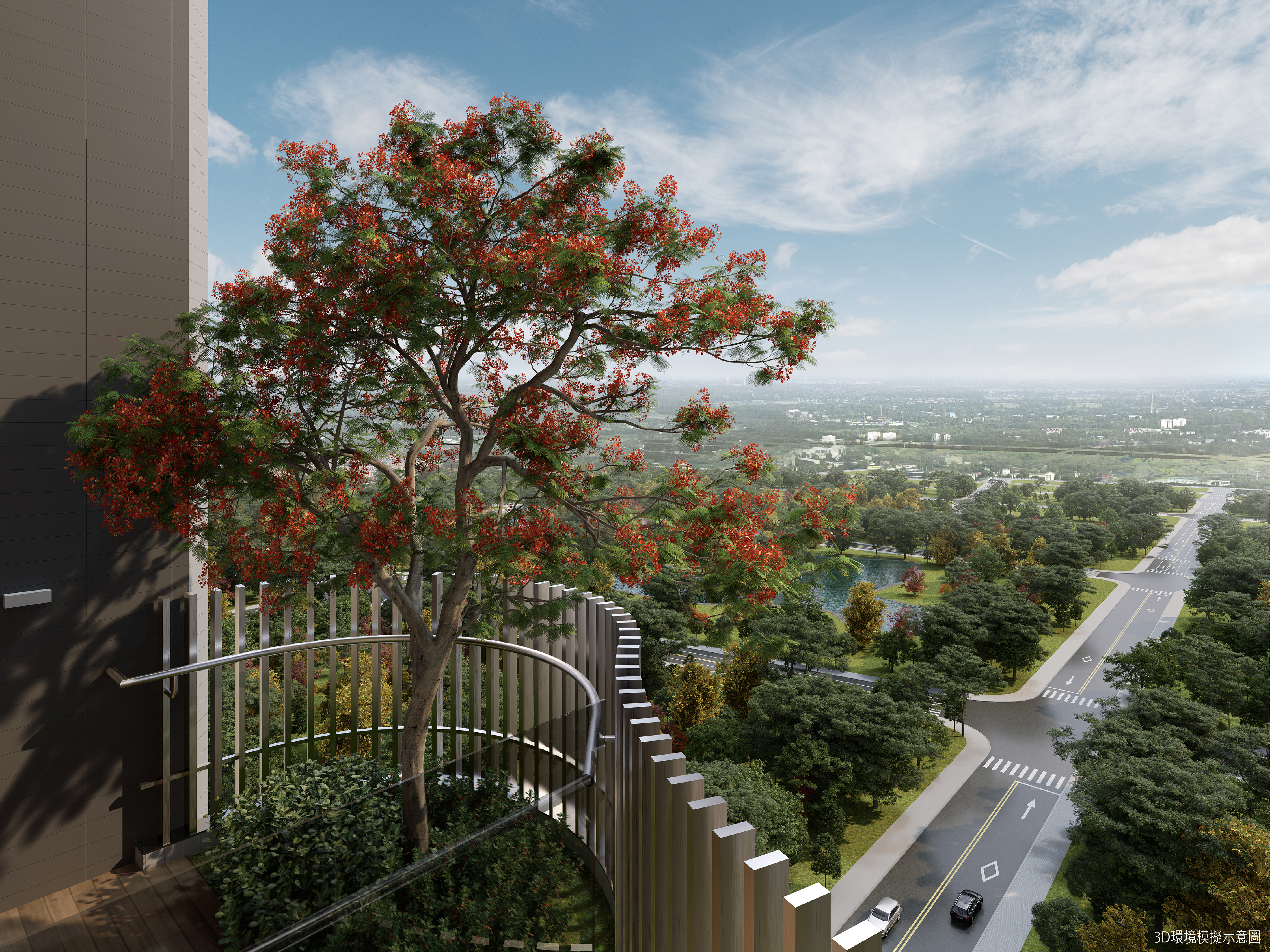 亞昕一緻，14期高綠覆絕美尺度，曲線宜居陽台