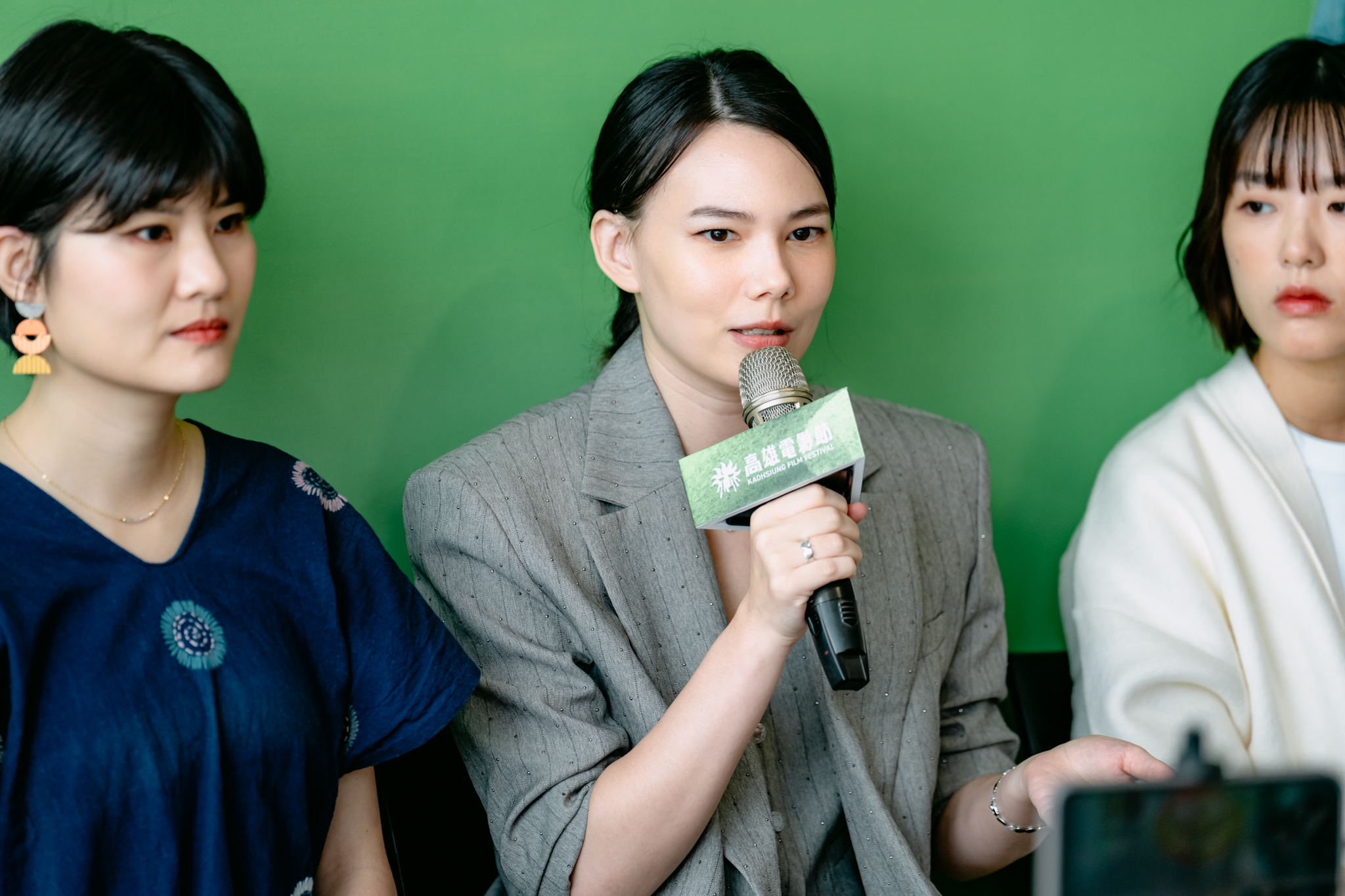 混血女星紀培慧當起動畫導演，透露有計畫將短片擴張成動畫長片。（高雄電影節提供）