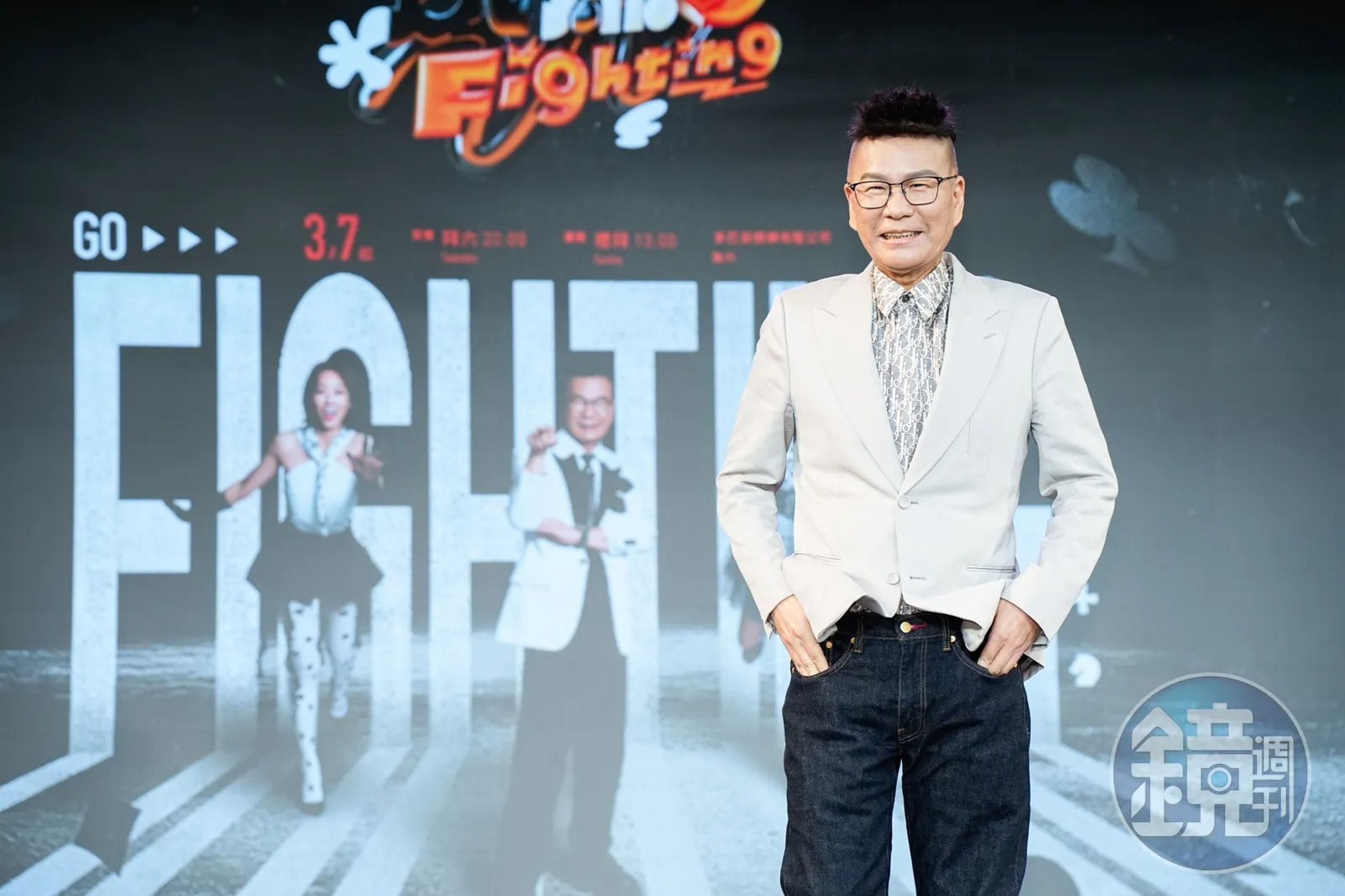 沈玉琳病後現身為公視《黑白威廉fighting》造勢站台。（本刊資料照）