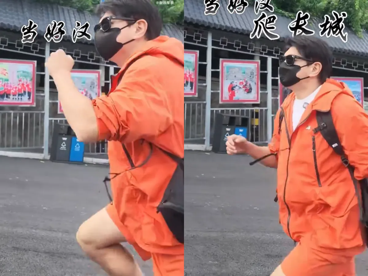 吳奇隆揮完五星旗「身體不適」取消富邦開球　當日PO嗨爬長城VLOG掀關注
