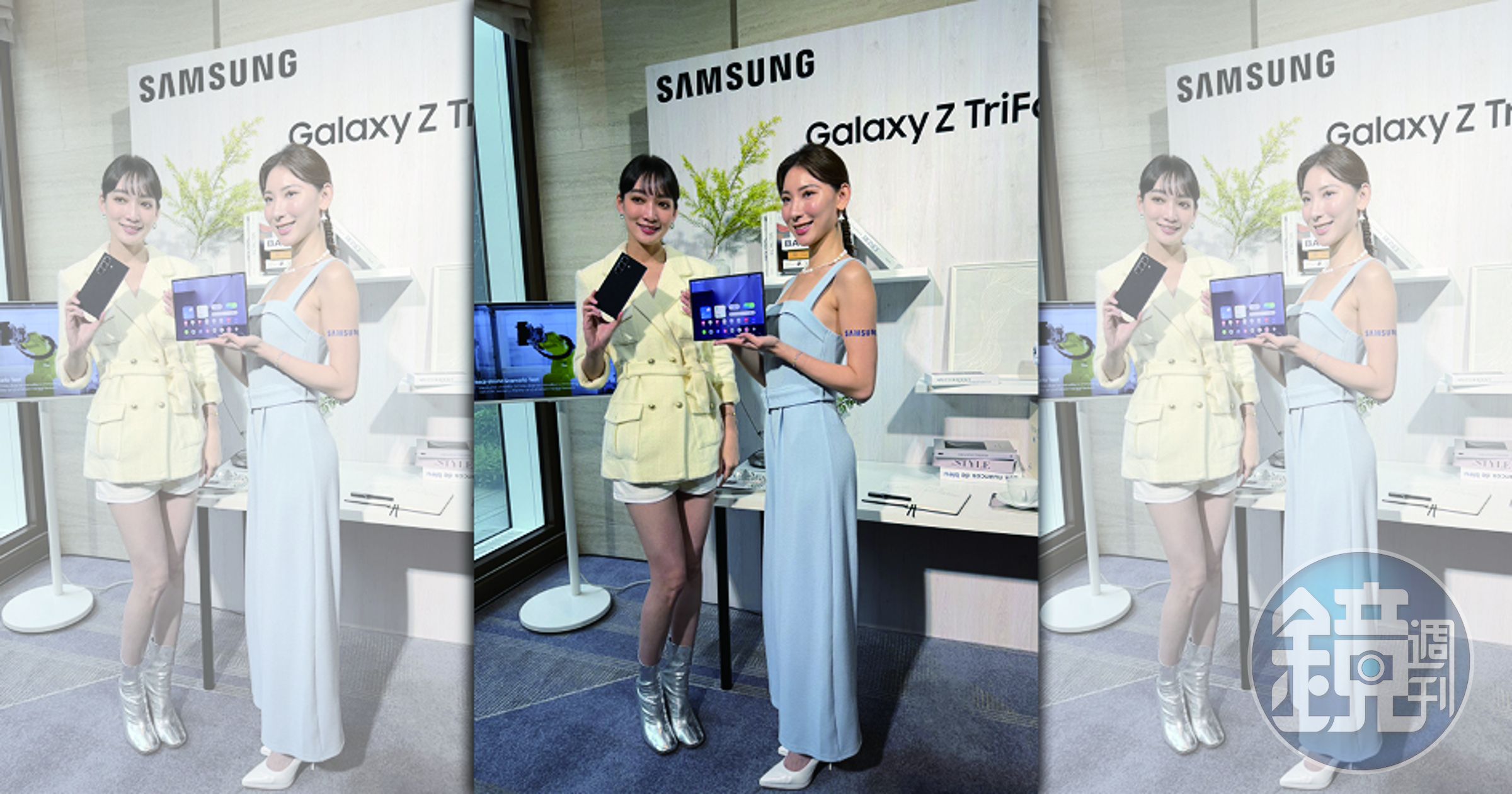 三星三摺疊旗艦Galaxy Z TriFold。