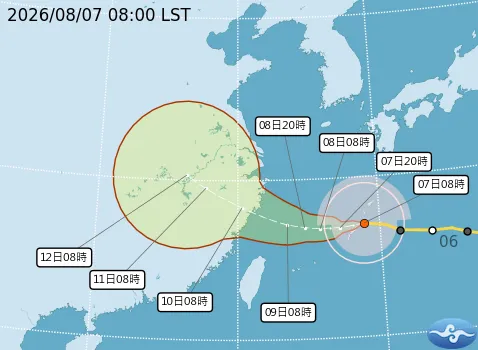 中颱白海豚短暫回血！基隆侵襲率45%、連江57%　今晚恐發海警