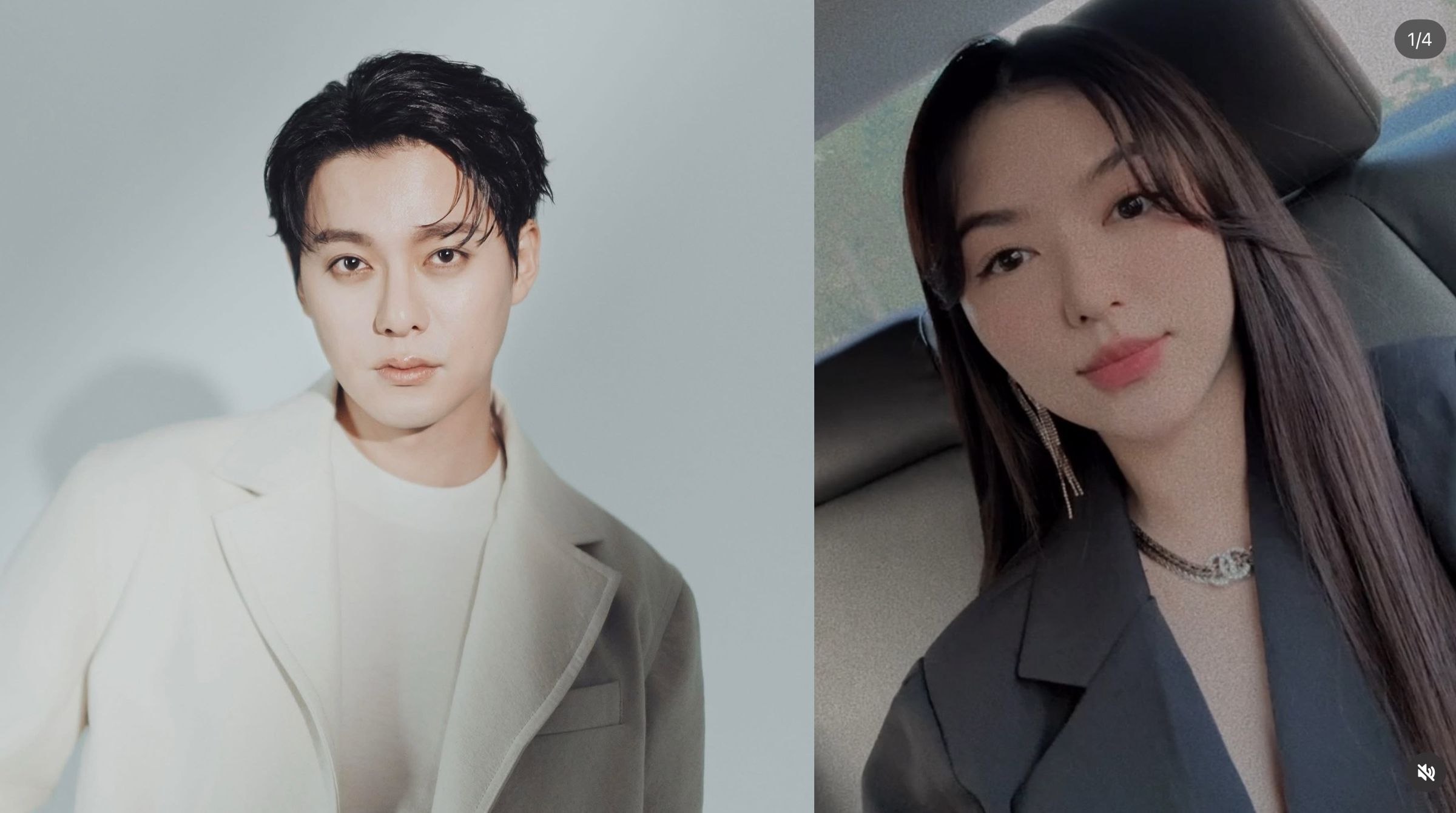 李唯楓宣告與女友Min正式結束關係。(翻攝自李唯楓臉書、mmtsai IG)