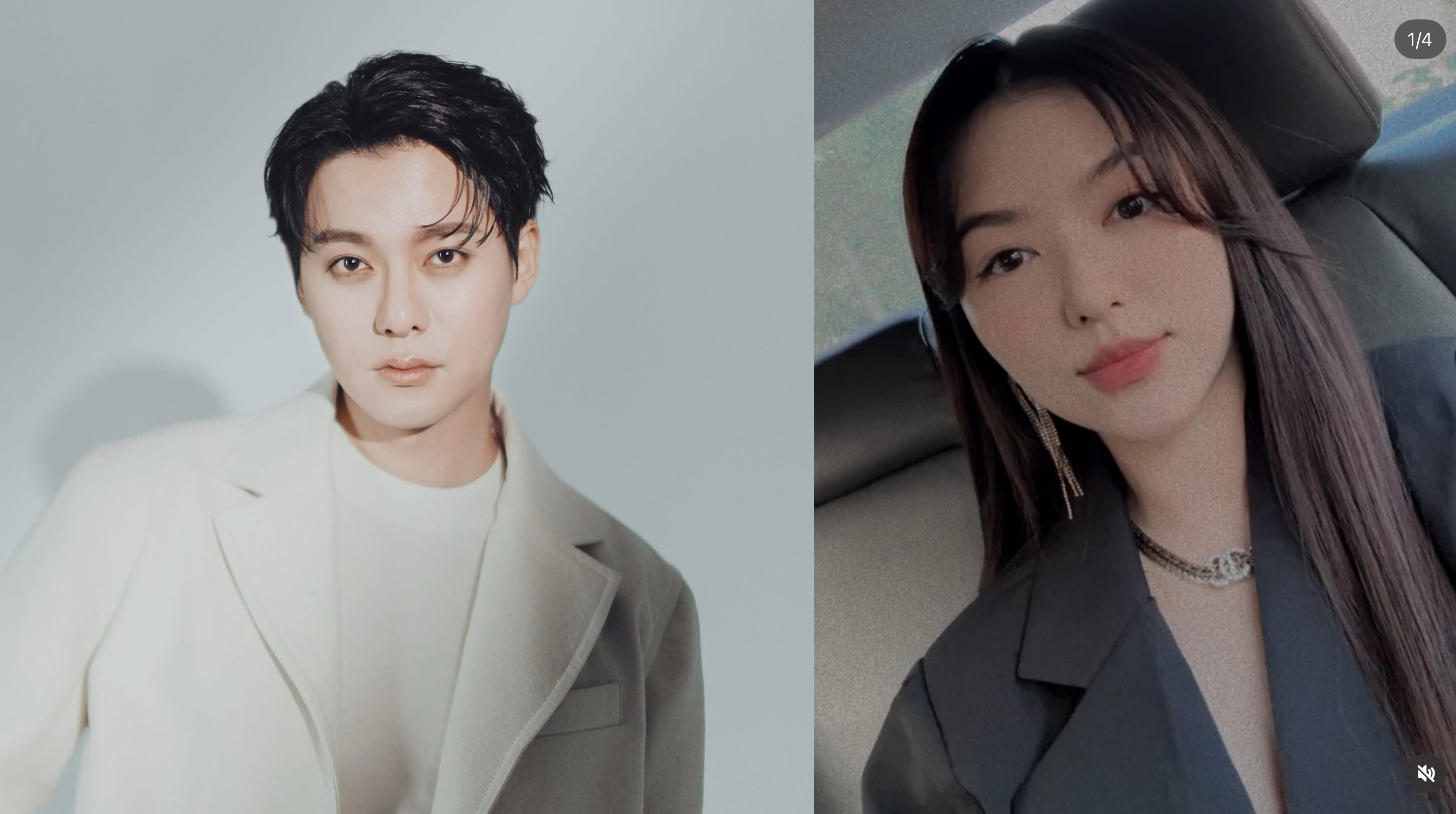 李唯楓宣告與女友Min正式結束關係。（翻攝自李唯楓臉書、mmtsai IG）