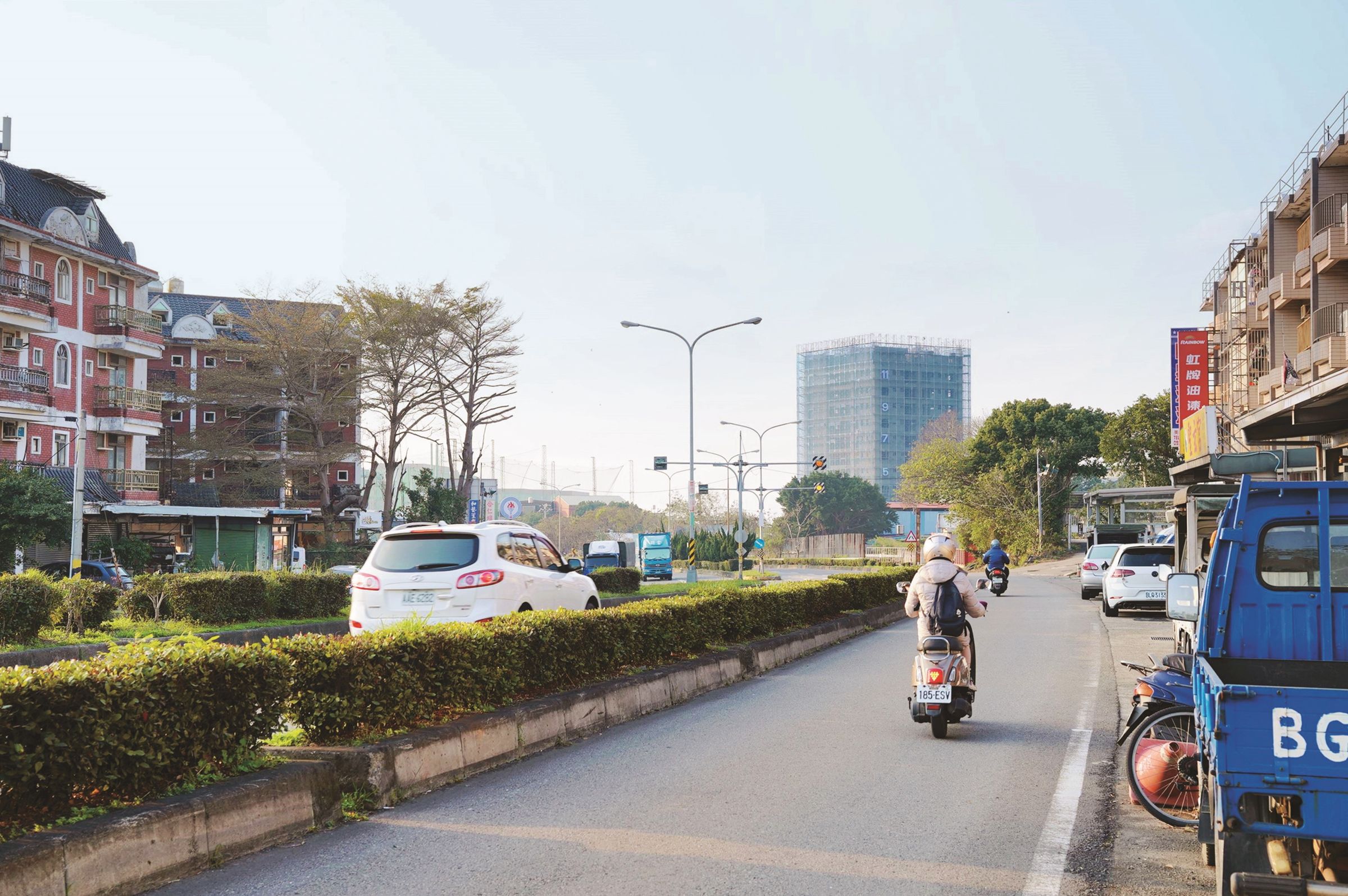 竹9線獲補助改善,紓解湖口交流道車流。(新竹縣政府提供)