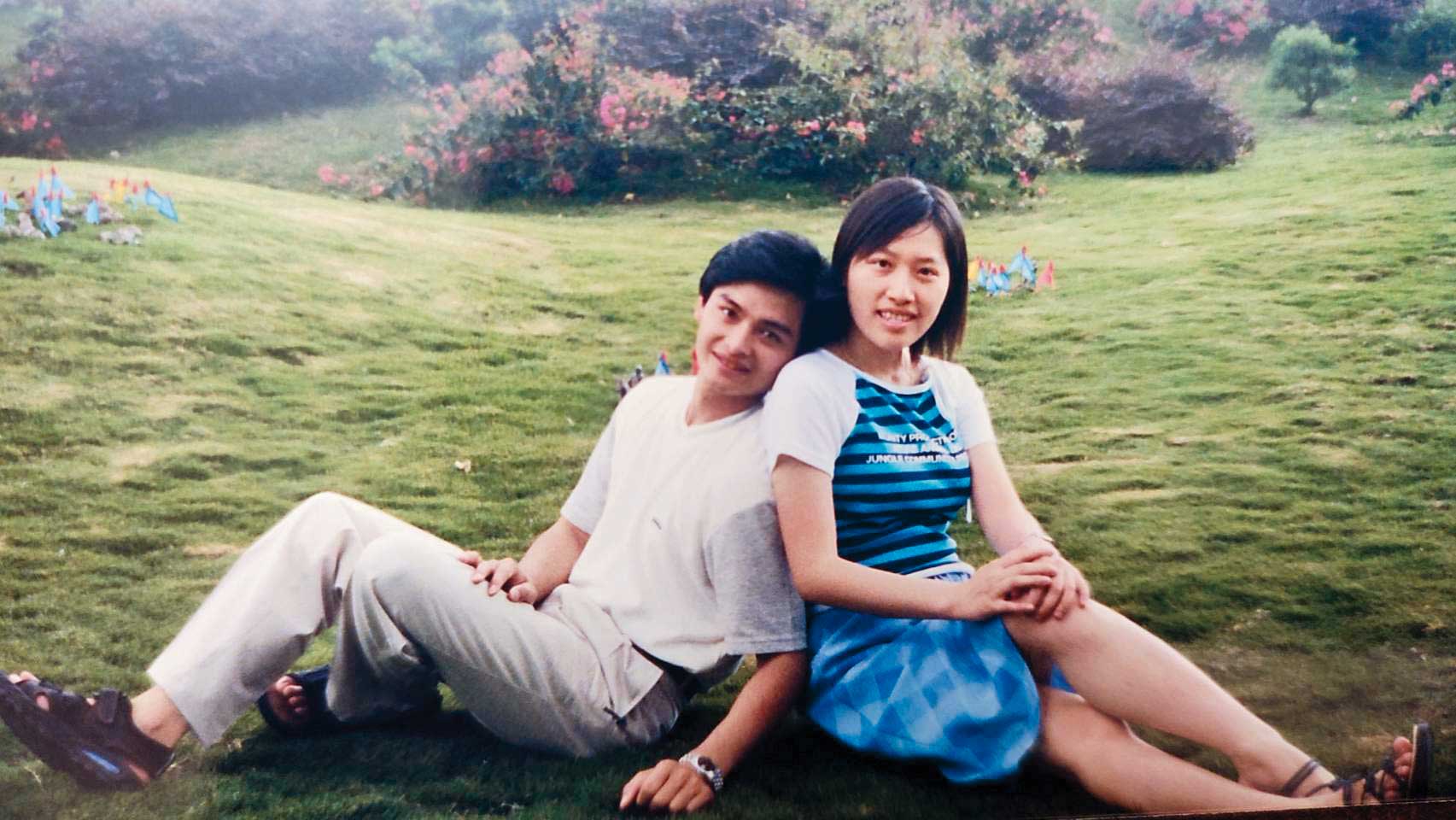 王瑞豐與妻子婚前合照。(王瑞豐提供)