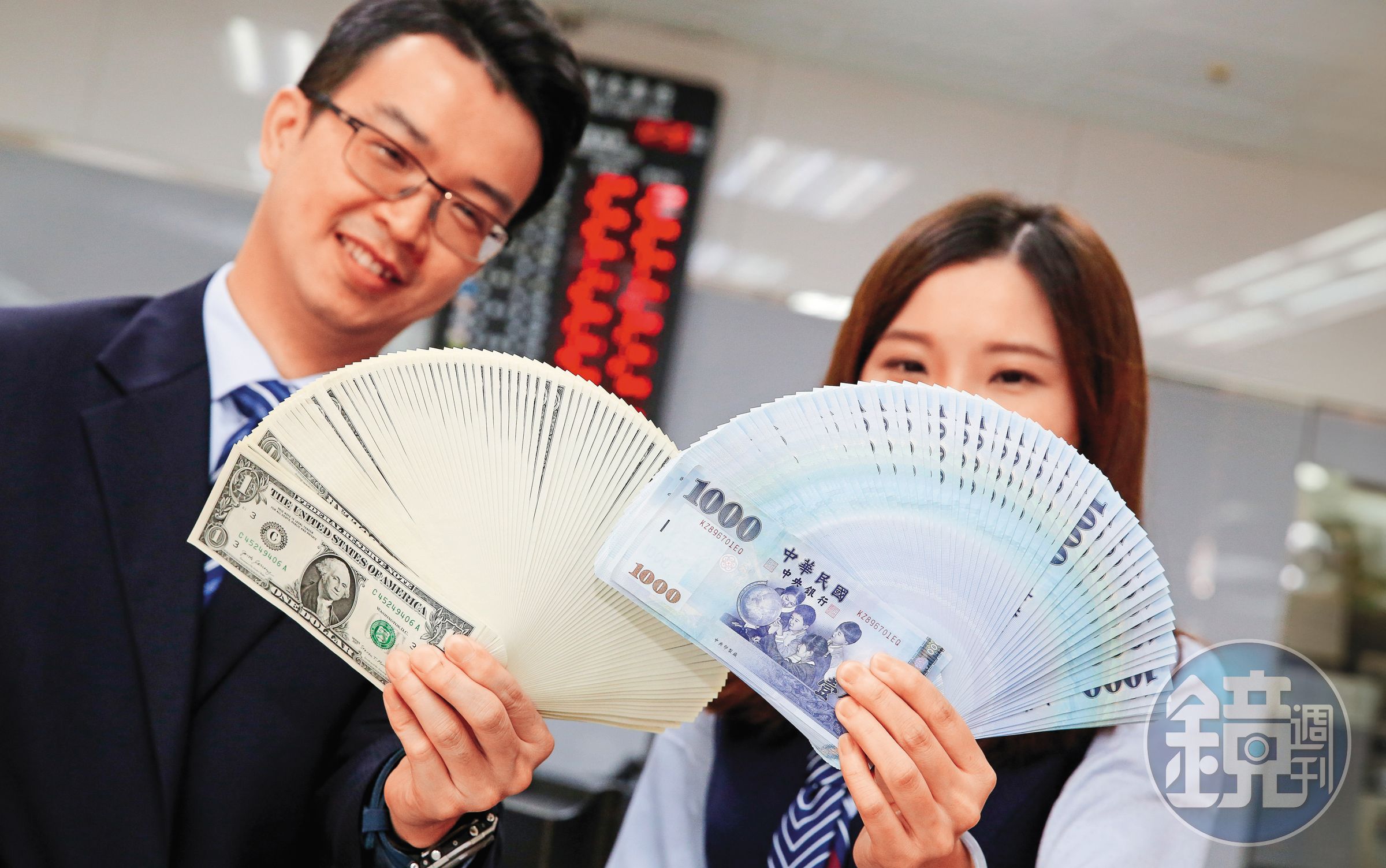 今年以來新台幣升值逾10%，弱美元、強台幣格局成形。