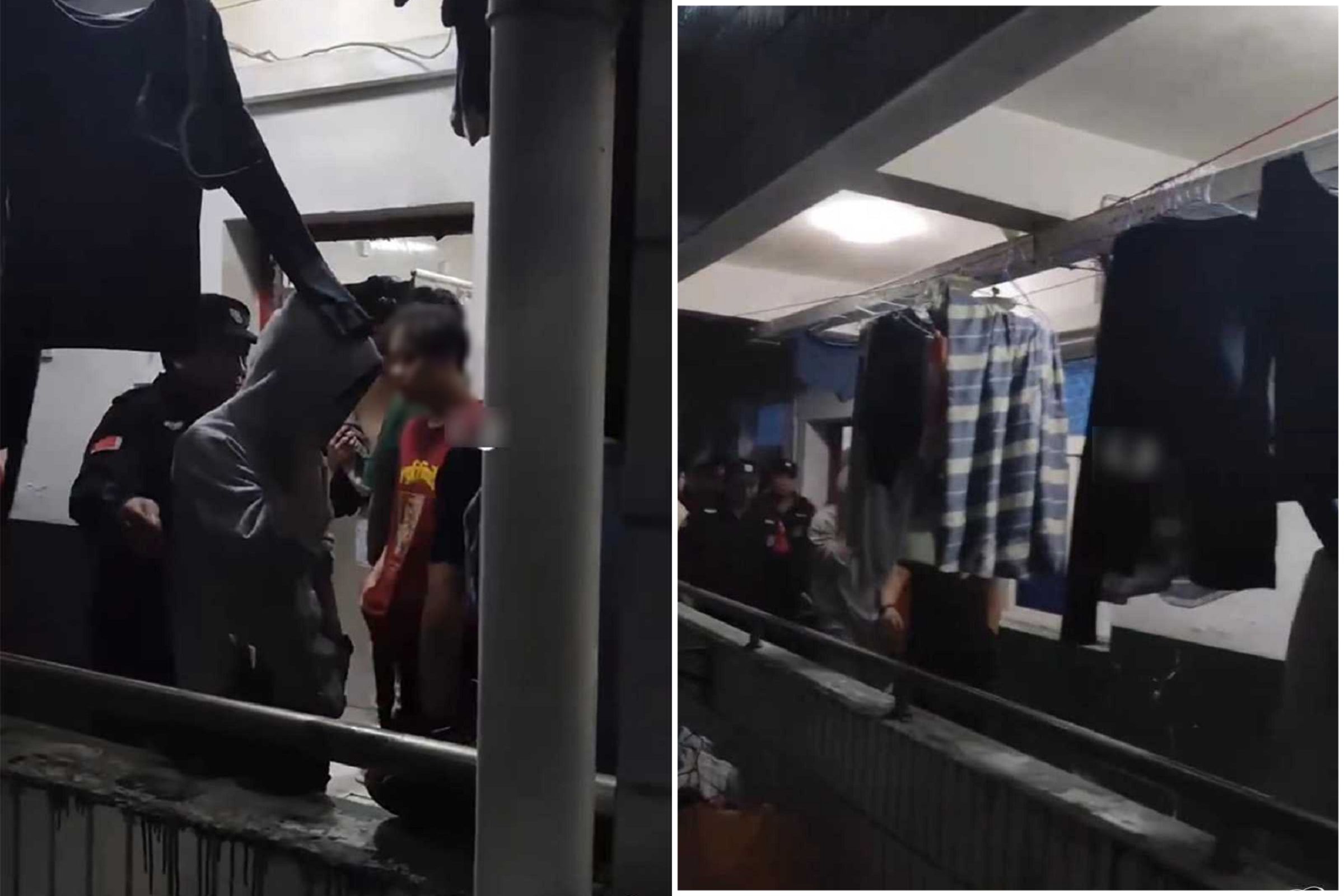 變態!男闖學校宿舍偷拍男生洗澡,只為傳給網戀女友看「猛男秀」。(翻自微博)