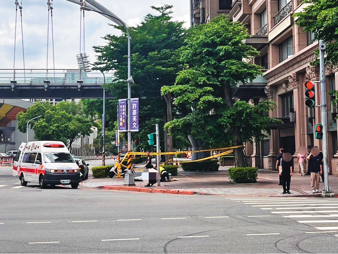 創意私房林姓電腦工程師遭拘提時,爬氣窗逃跑,不慎墜樓身亡。(讀者提供)