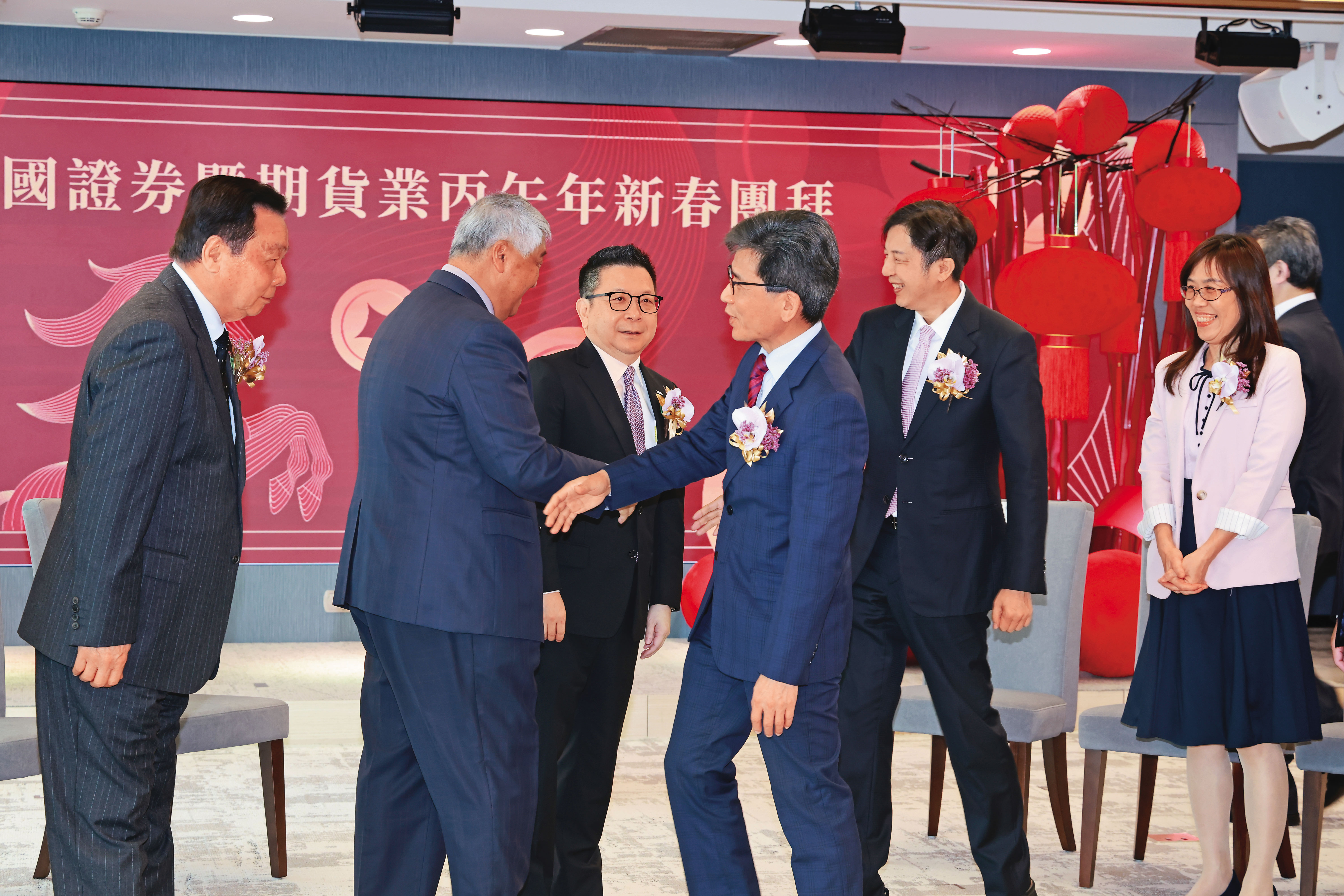 彭金隆上任來,金融業卻感受這位新主委,與過去有蠻大的反差。圖為證交所新春團拜。
