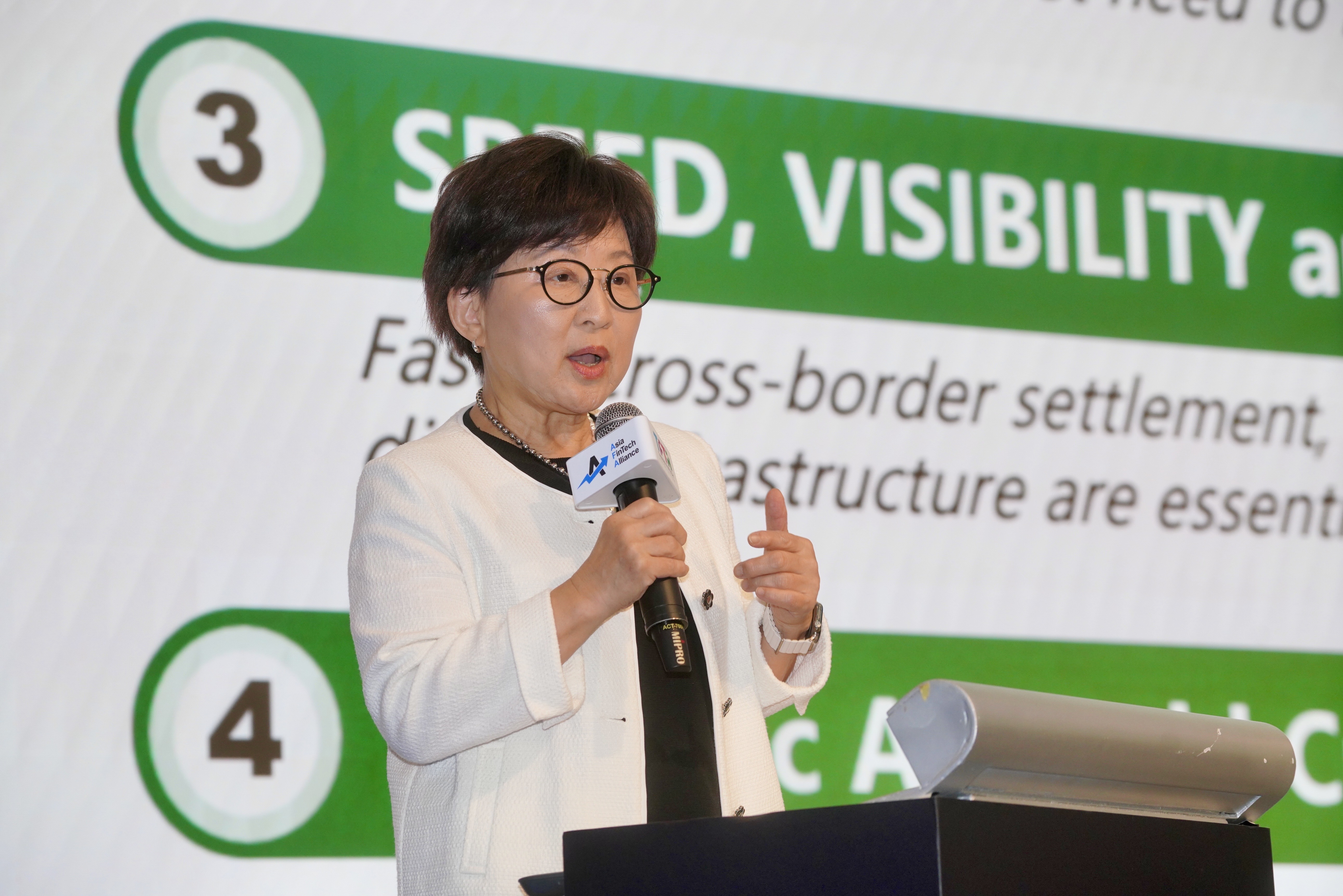 緯穎董事長洪麗寗再次出席力挺Fintech ON與AFA高峰會。