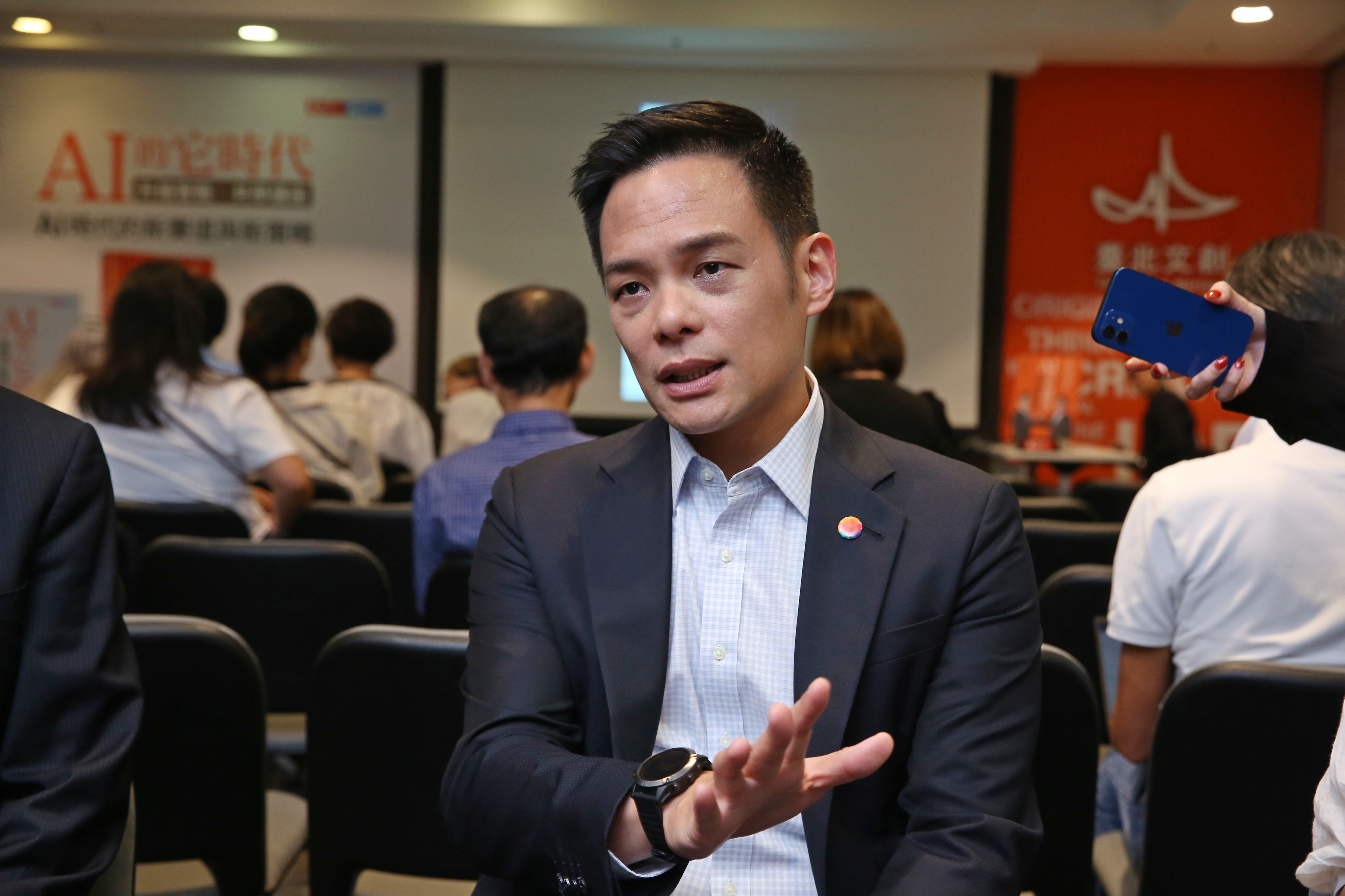 台灣大入股精誠，林之晨誓言以AI做大企客市場。（本刊資料照）