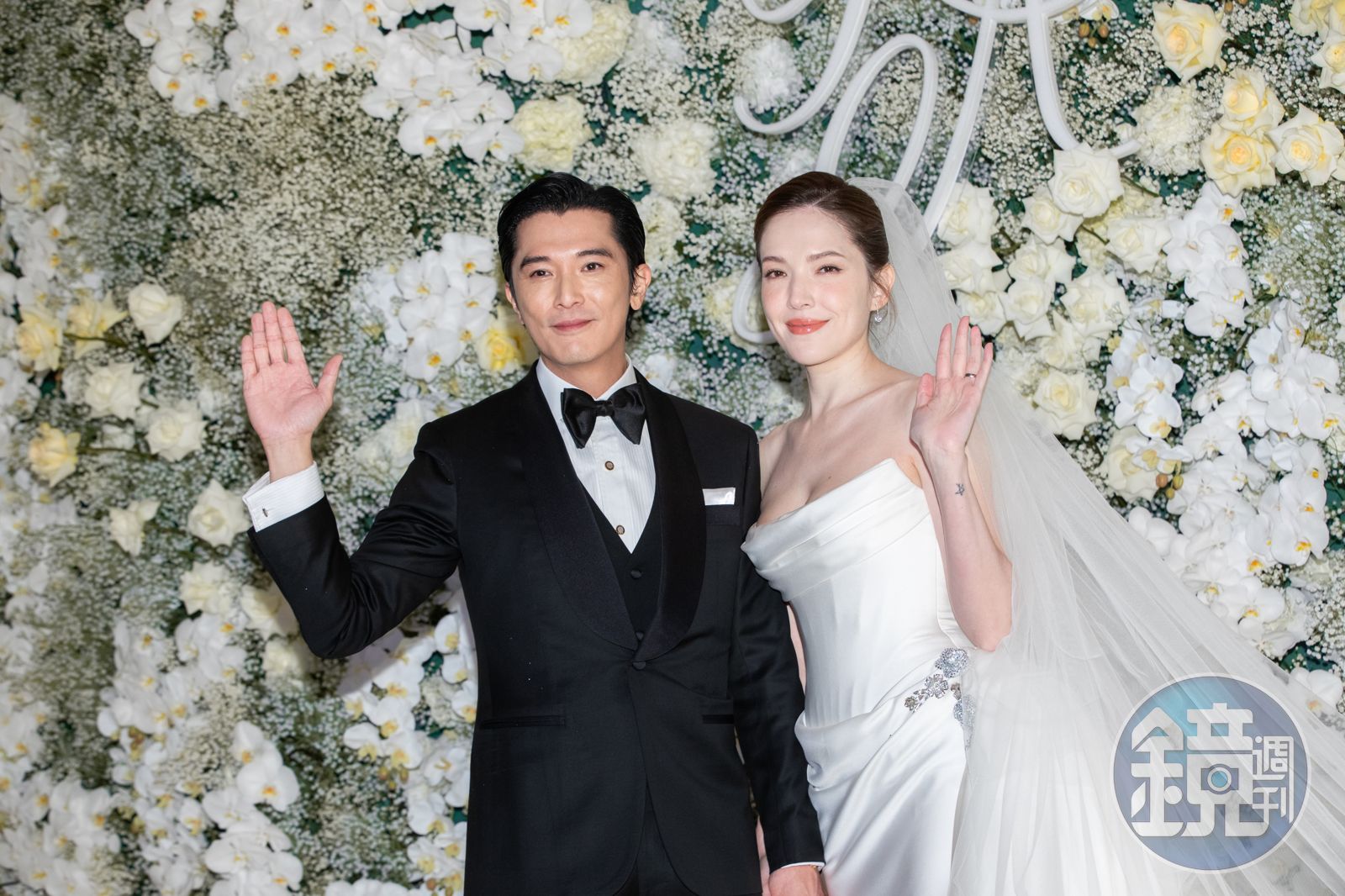 邱澤許瑋甯世紀婚禮　帶寶寶觀禮直言很夢幻
