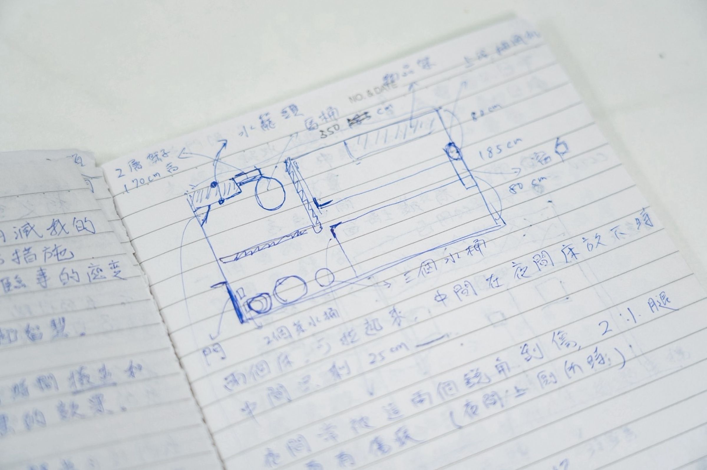 陳佩琪曝光柯文哲北所筆記。（民眾黨提供）