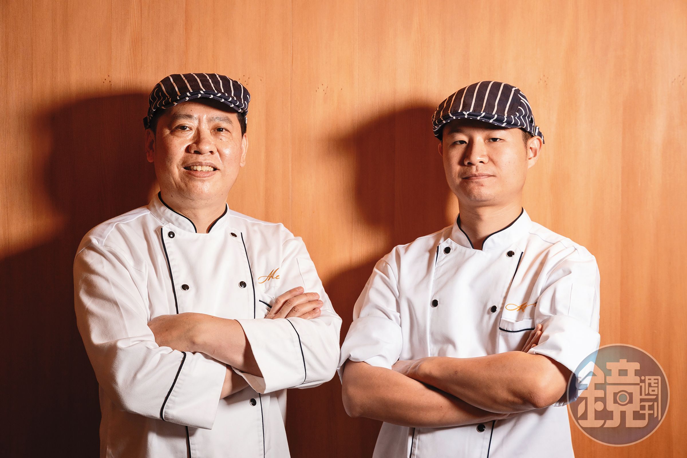 Me我鐵板私廚由待過多家名店的黃進和(左),以及擁有法餐歷練的William(右)雙主廚坐鎮。