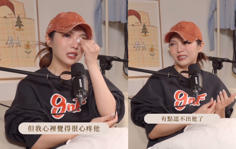 面對親人命危與工作的雙重壓力，何美卻必須在鏡頭前維持開朗形象，這段心路歷程令無數聽眾動容。（翻攝自instagram/crazymommemo666）