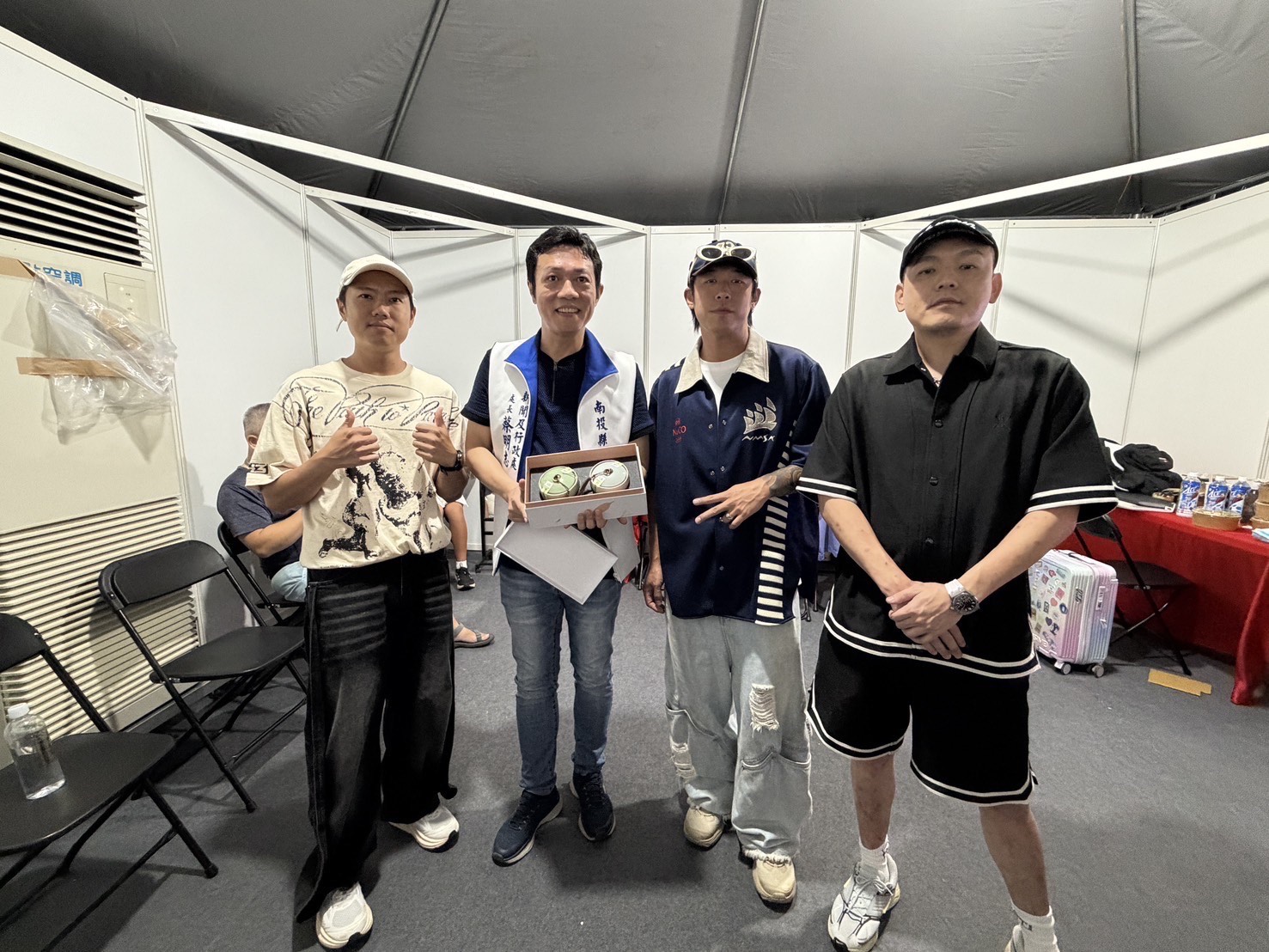 玖壹壹一出場,氣勢驚人。(南投縣政府提供)