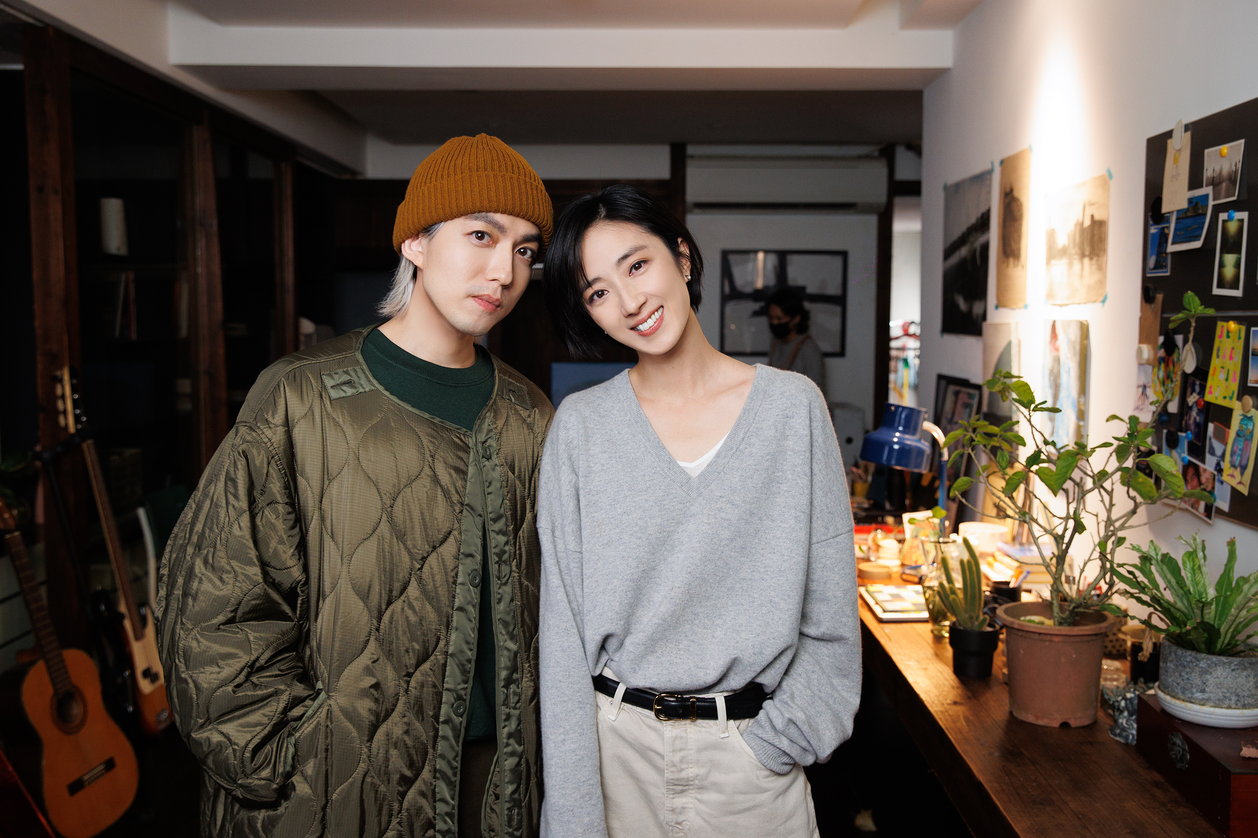 林宥嘉首波主打歌〈誰不想〉MV，邀來金馬影后桂綸鎂助陣。（華研國際提供）