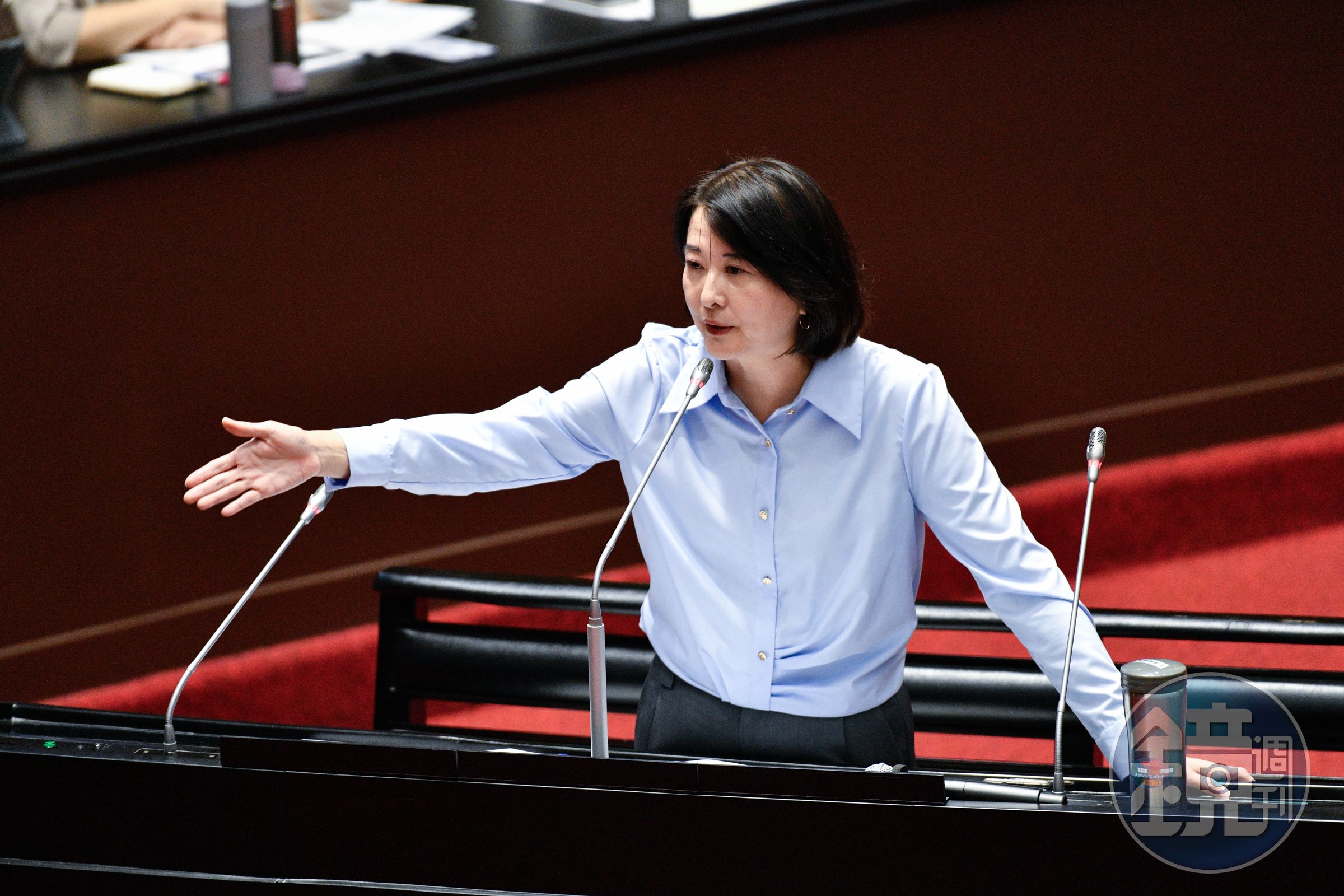 國民黨團首席副書記長王鴻薇痛批，民進黨團總召柯建銘為了達到統刪目的，一再拖延協商，再透過側翼黑在野黨卡總預算。（本刊資料照）