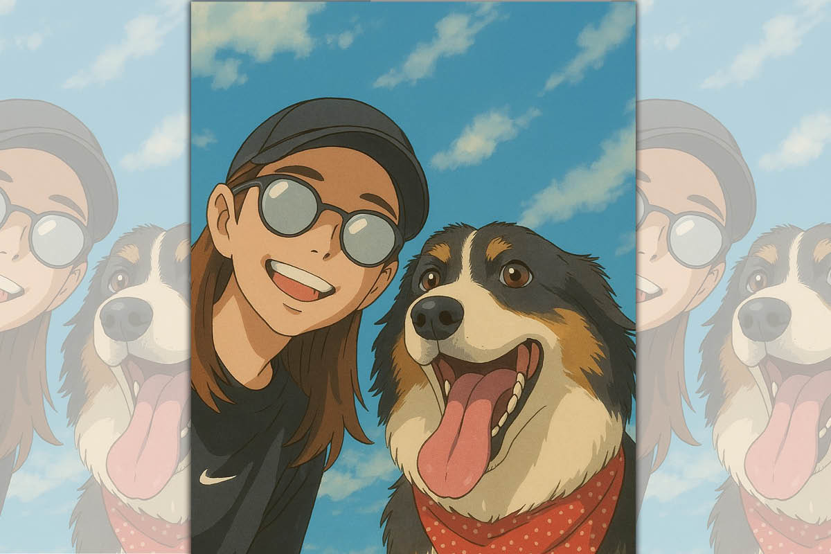 近日OpenAI推出GPT-4o模型，掀起全球「吉卜力風格」的創作熱潮。（讀者提供）