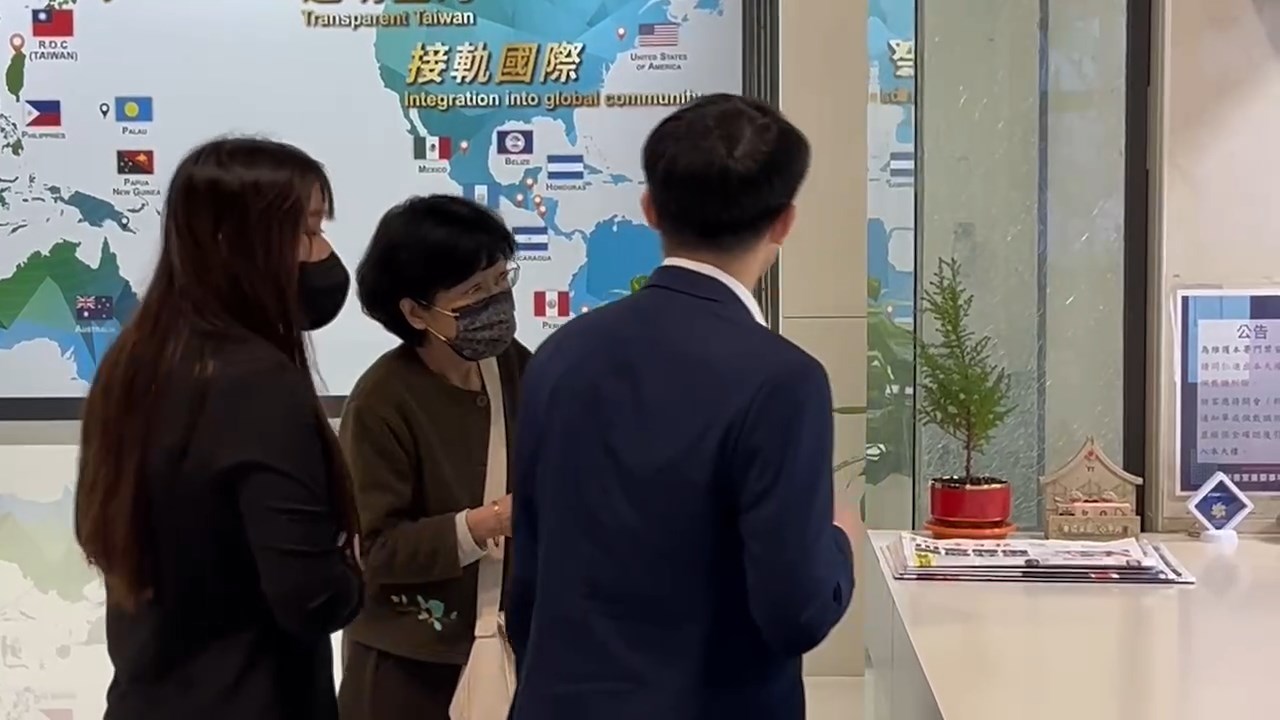 陳佩琪今現身廉政署。