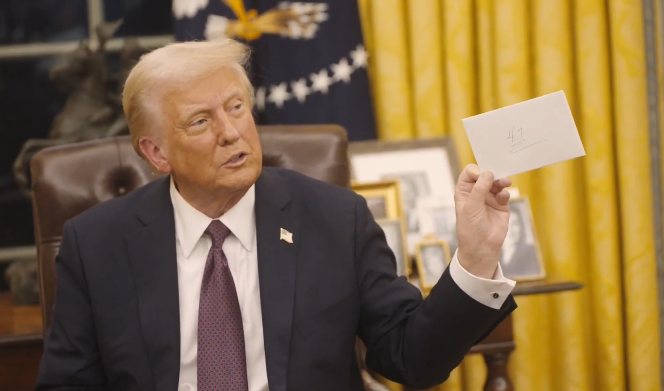 川普提美國「擁有」加薩，引發國際社會強烈反彈。（翻攝自X @Donald J. Trump）