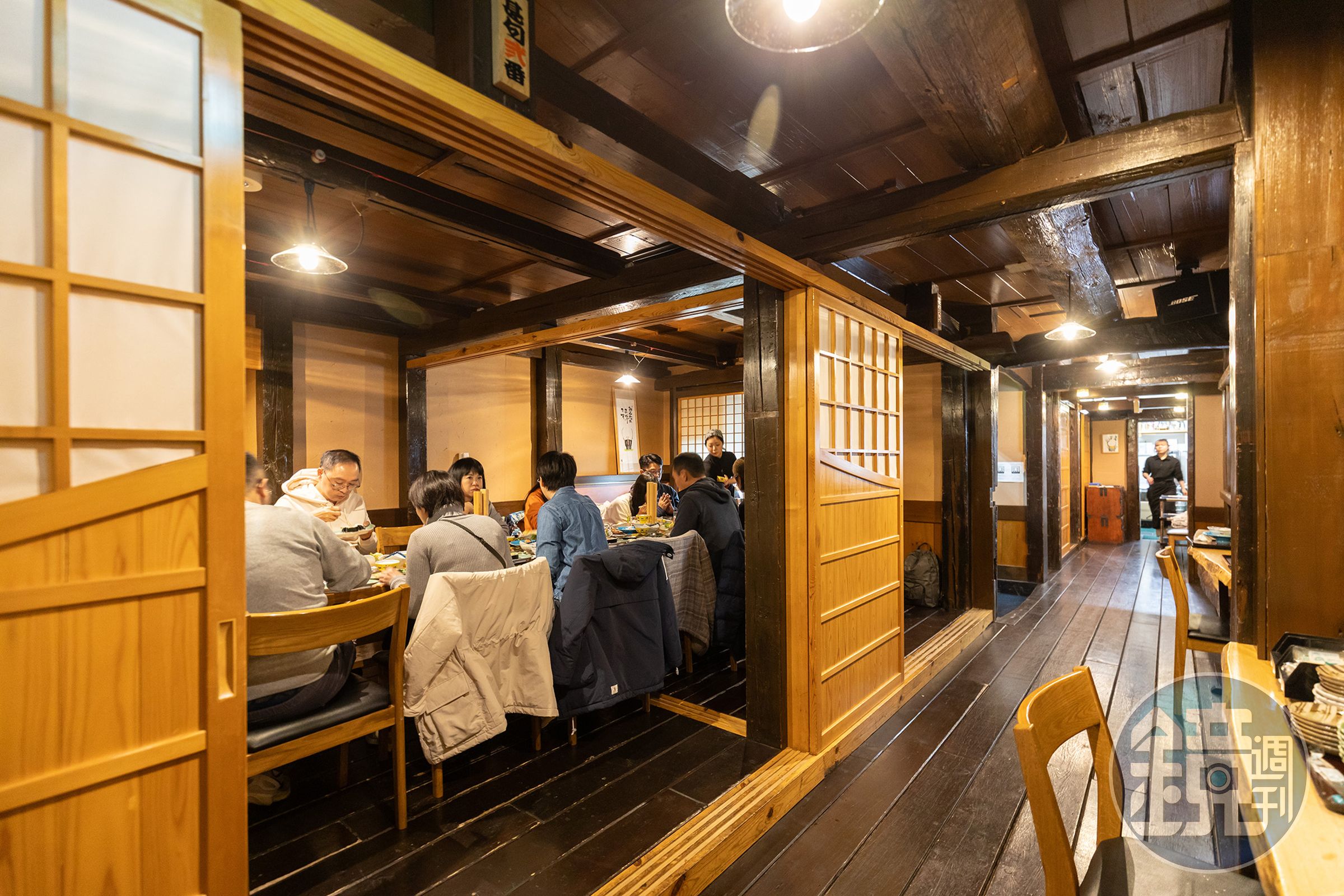 3層樓的用餐空間，讓想要填飽五臟廟的遊客，總能找到舒適愜意的座位。