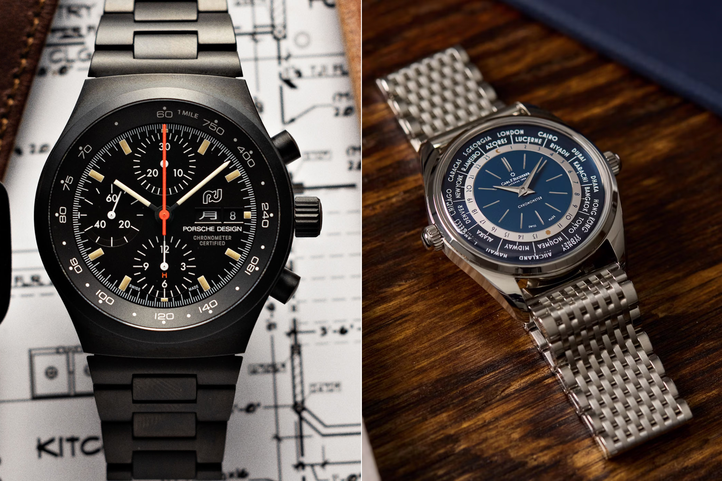 【錶壇焦點】《HODINKEE》聯名款的新亮點！Porsche Design端出經典款式、寶齊萊推出嶄新功能