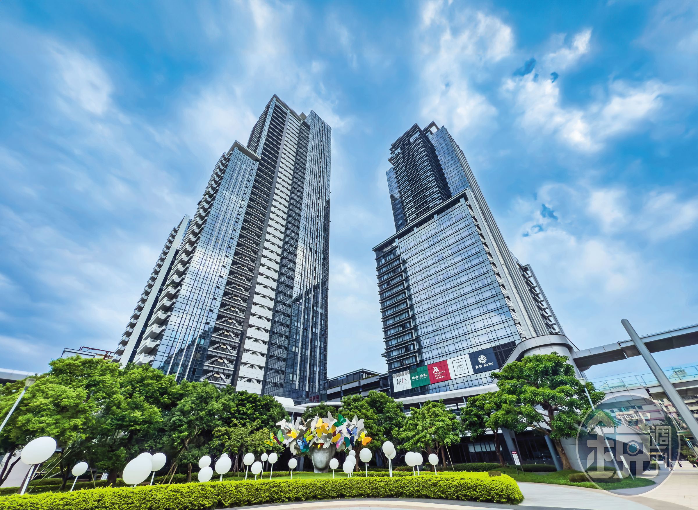 台北萬豪所在地的大直商圈,雖非台北市蛋黃區,但劉恆昌卻靠著會展商機,打出一片天 。