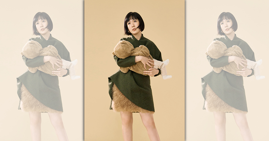 孫可芳帶寶寶上雜誌封面。（《嬰兒與母親》提供）