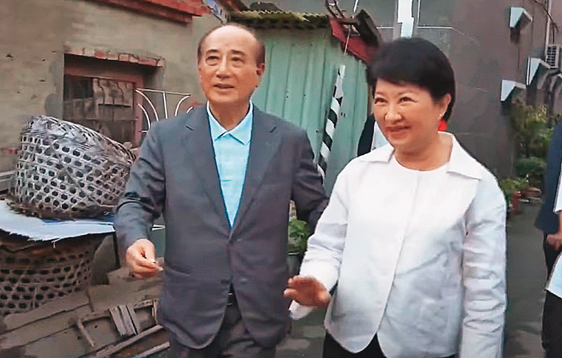 國民黨內本土派要角、前立法院長王金平(左),力挺盧秀燕(右)接棒黨主席態度明確。(翻攝鏡新聞)