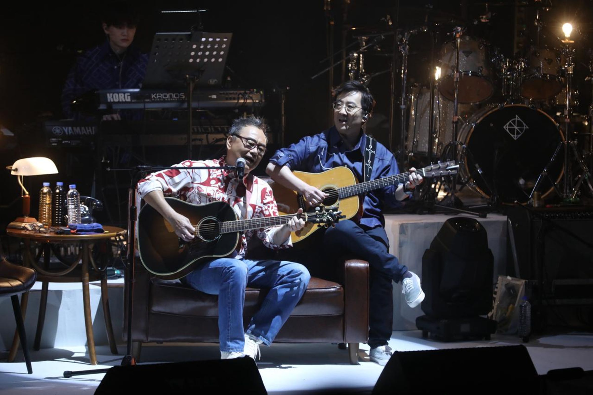陳昇暌違22年公開自彈自唱演出，靠著與樂隊好默契信心滿滿。（宜辰整合行銷提供）