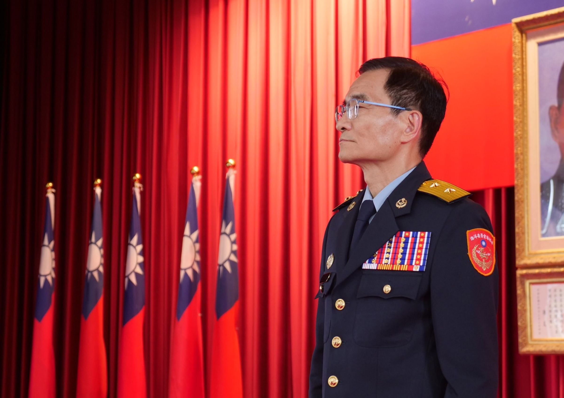 海巡署長張忠龍表示，以台灣周遭地形來說，船艦「大不一定好用」。（翻攝Facebook@海巡署長室 Coast Guard）