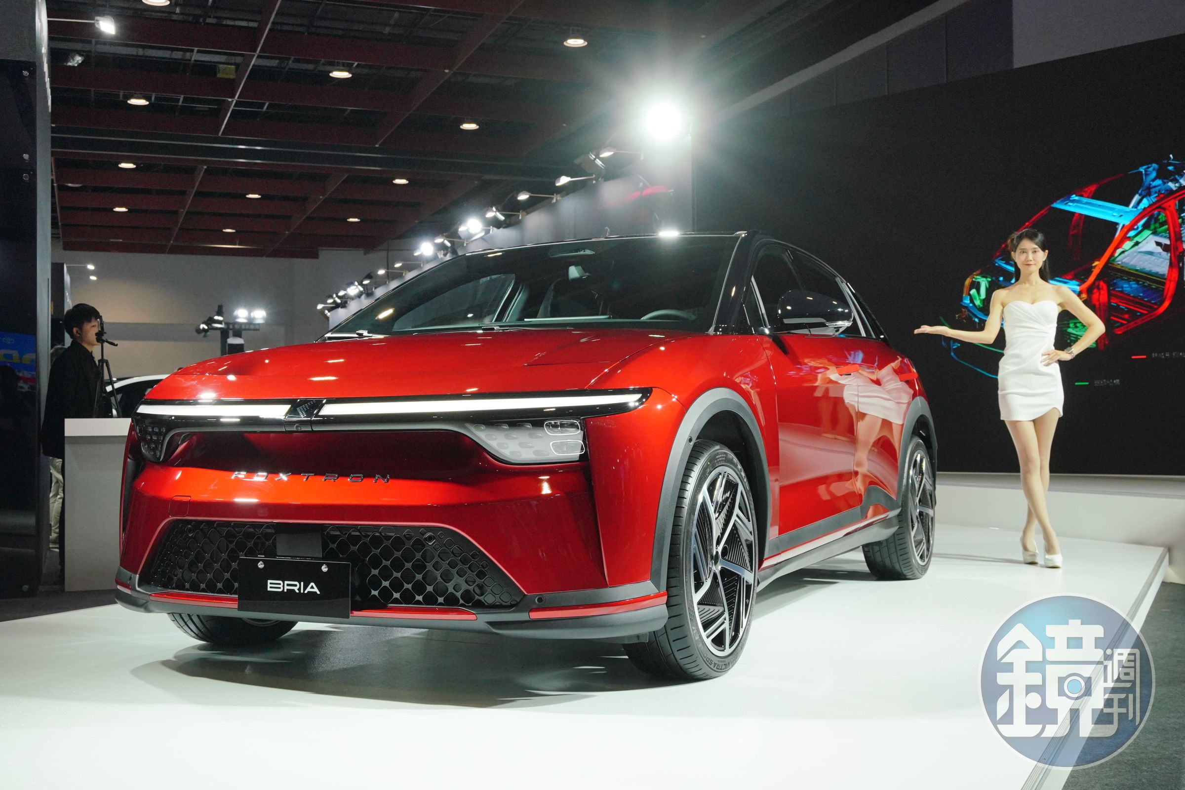 鴻華先進做為2026台北車展VVIP日打頭陣對外介紹的品牌,表現不如預期。