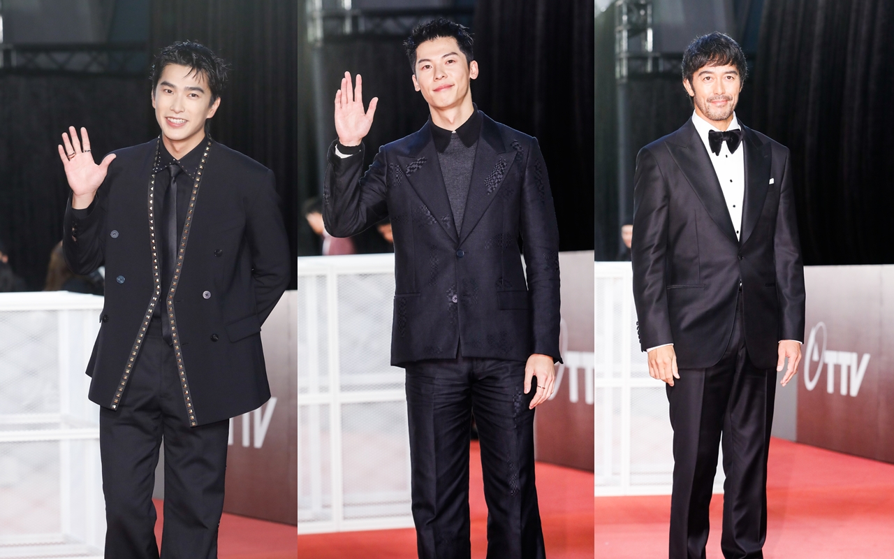 左起曾敬驊、許光漢和阿部寬。