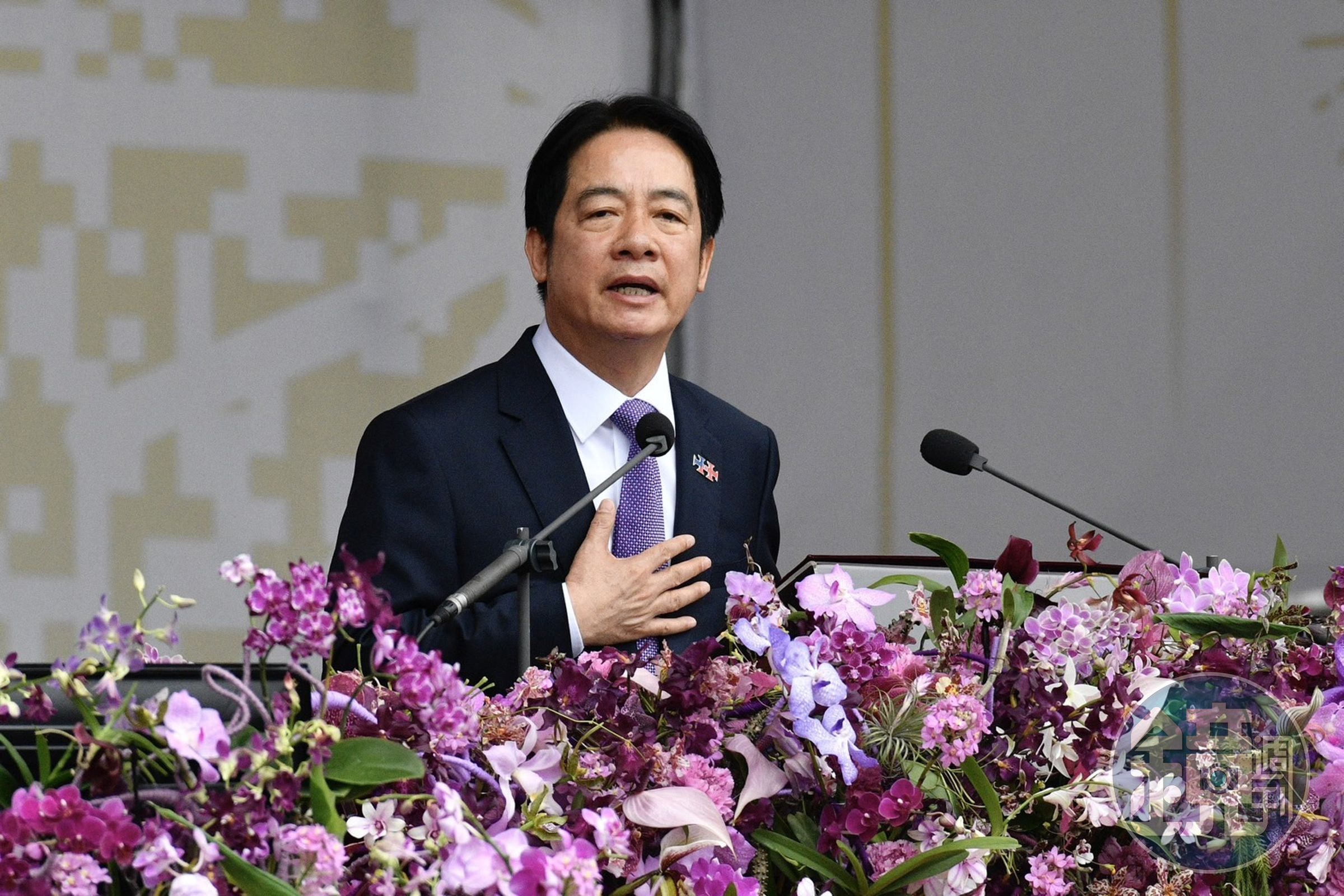 賴清德今日於國慶演說中提到「國家利益永遠高於政黨利益」。