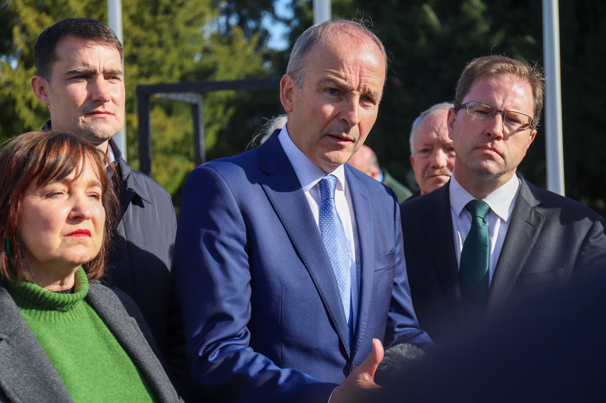 愛爾蘭外交部長馬丁表示,有意提案承認巴勒斯坦。(翻攝自Micheál Martin臉書)