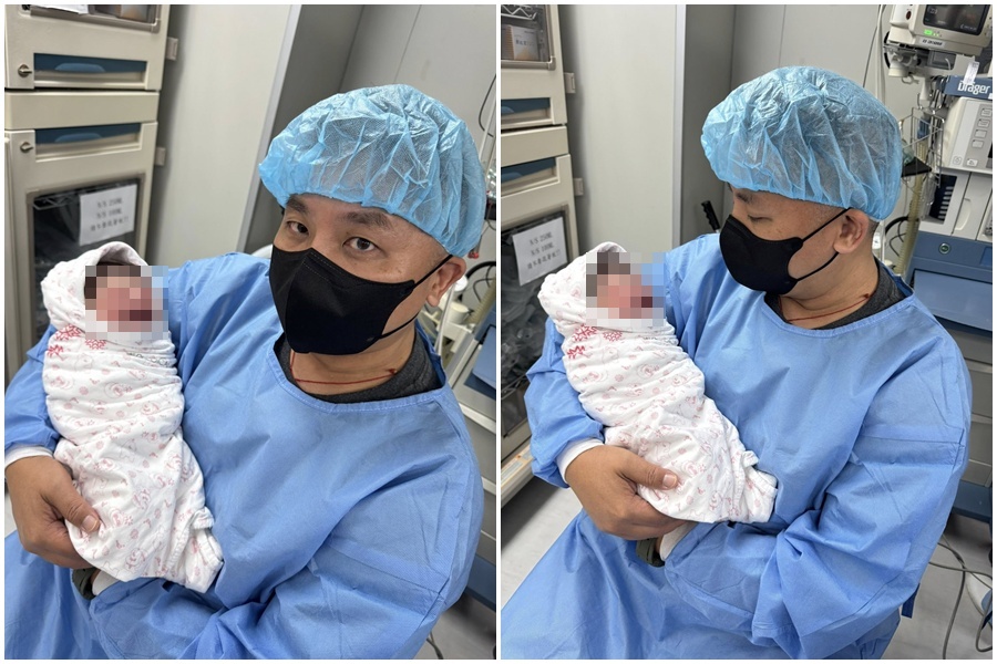 吳宗憲喜迎前世情人報到。（翻攝自吳宗憲臉書）