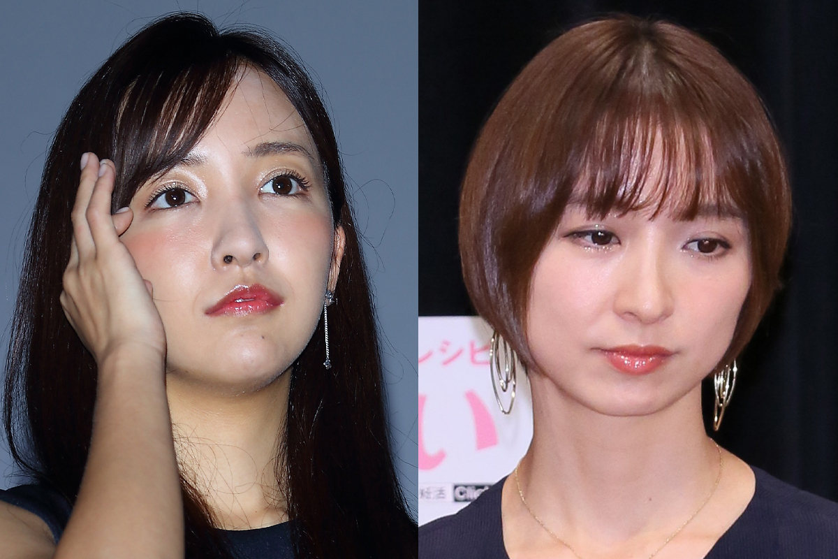 篠田麻里子（右）與板野友美曾是閨密。（翻攝網路）