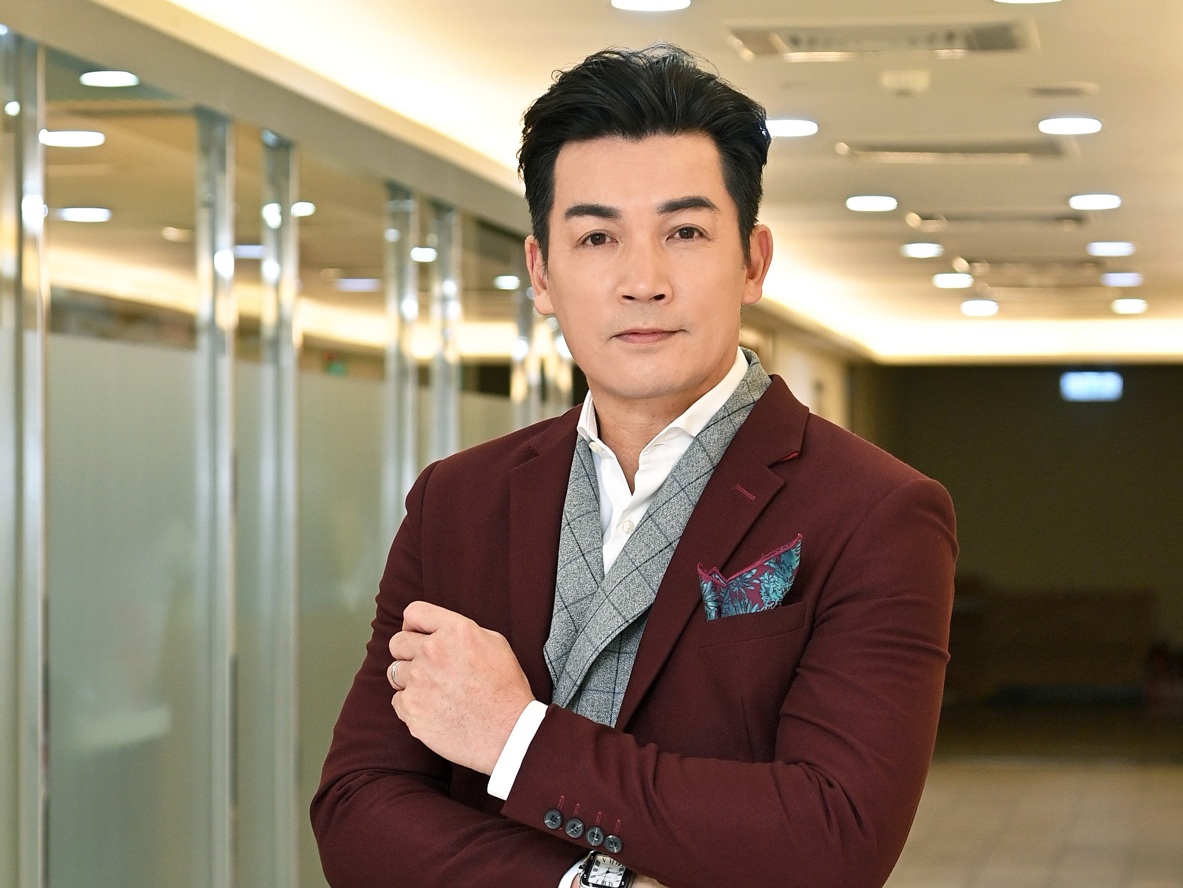 伊正睽違20年再度在台視拍戲。(台視提供)