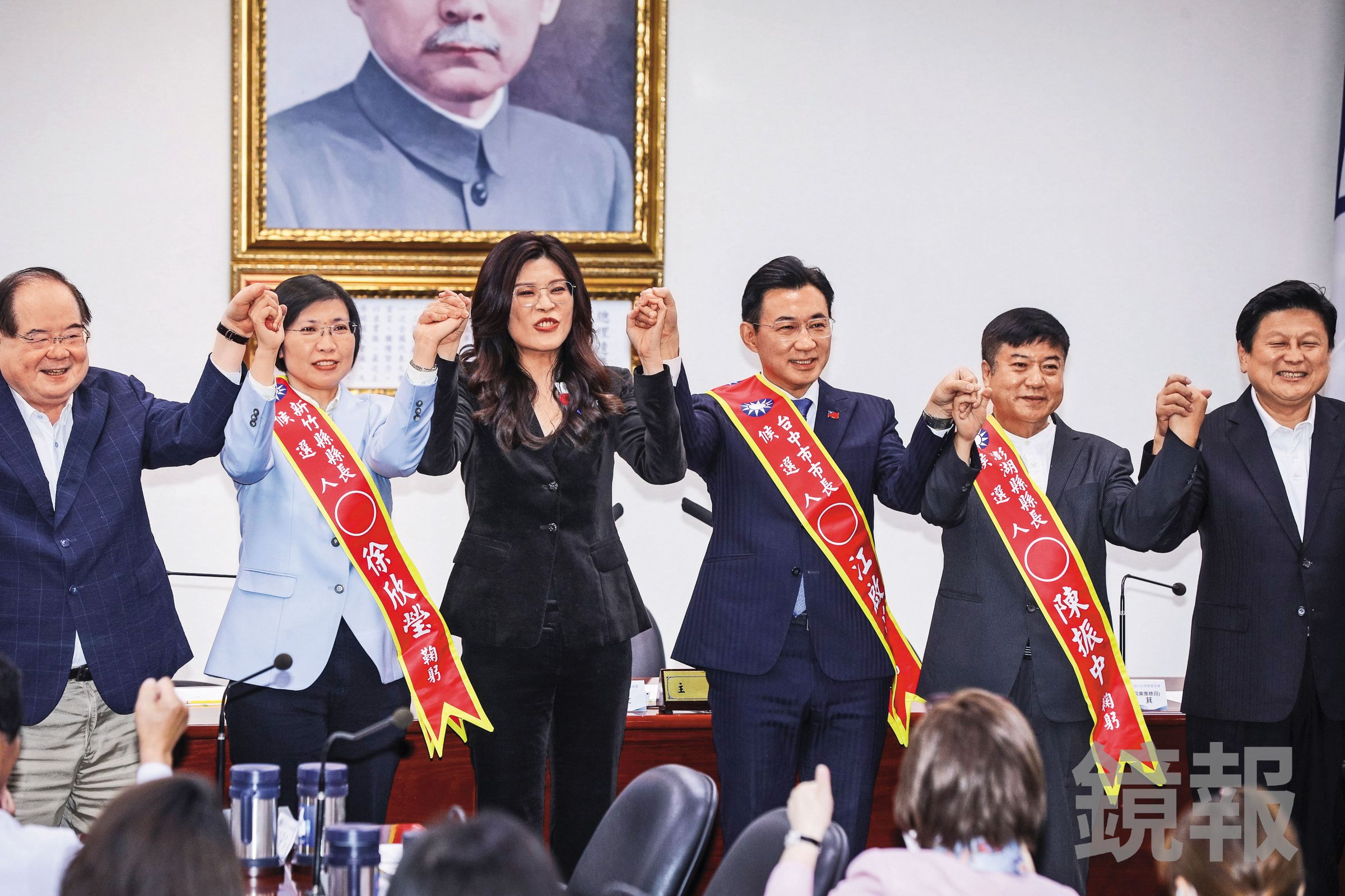 鄭習會未掀起負面效應，讓藍年底選將、民代鬆口氣。（鏡報鄒保祥）
